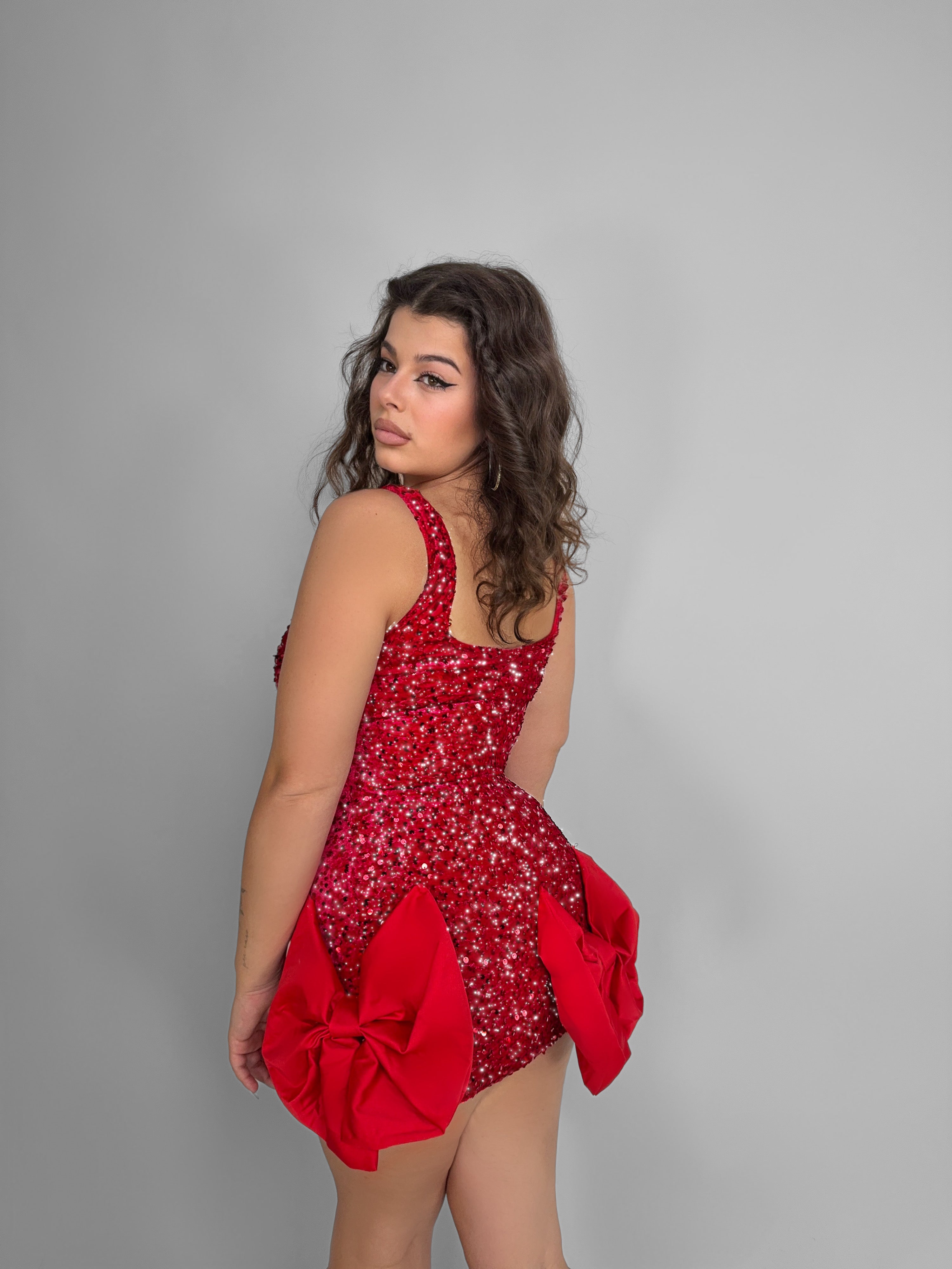 CURVY FIT - Bow Crush Dress