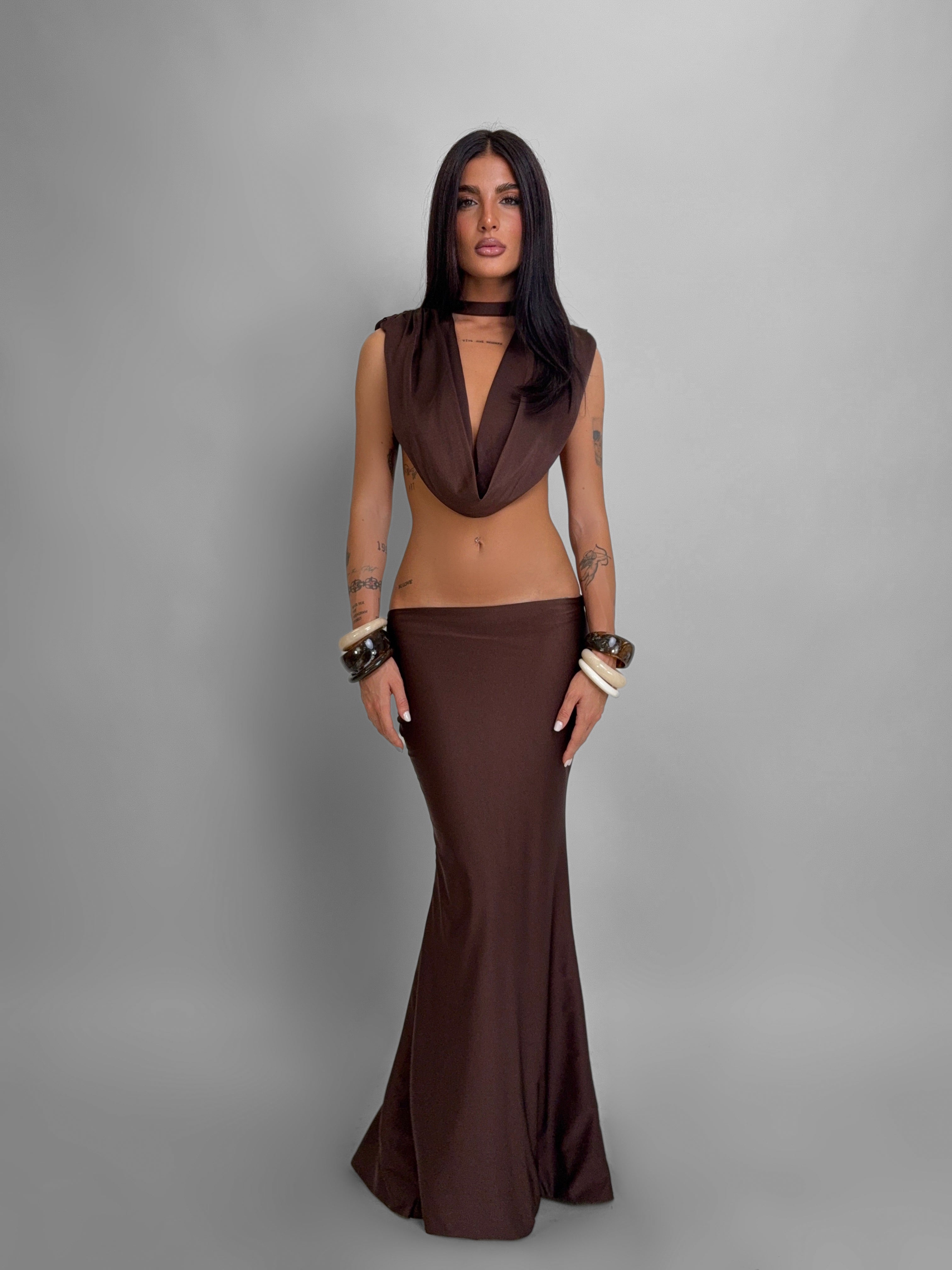 Coord Set Afrodite-Brown