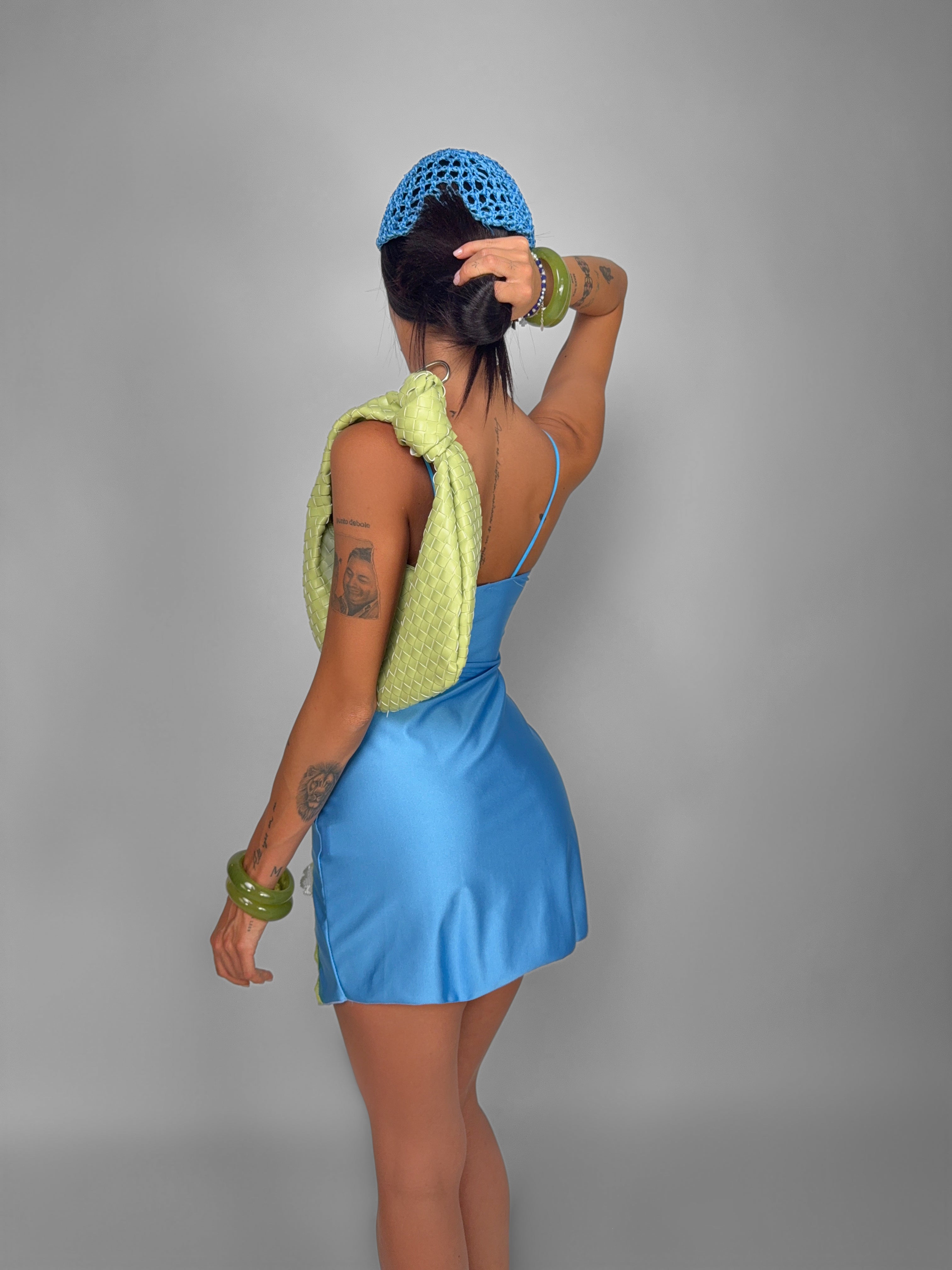 Abito Willow Lace-Light Blue