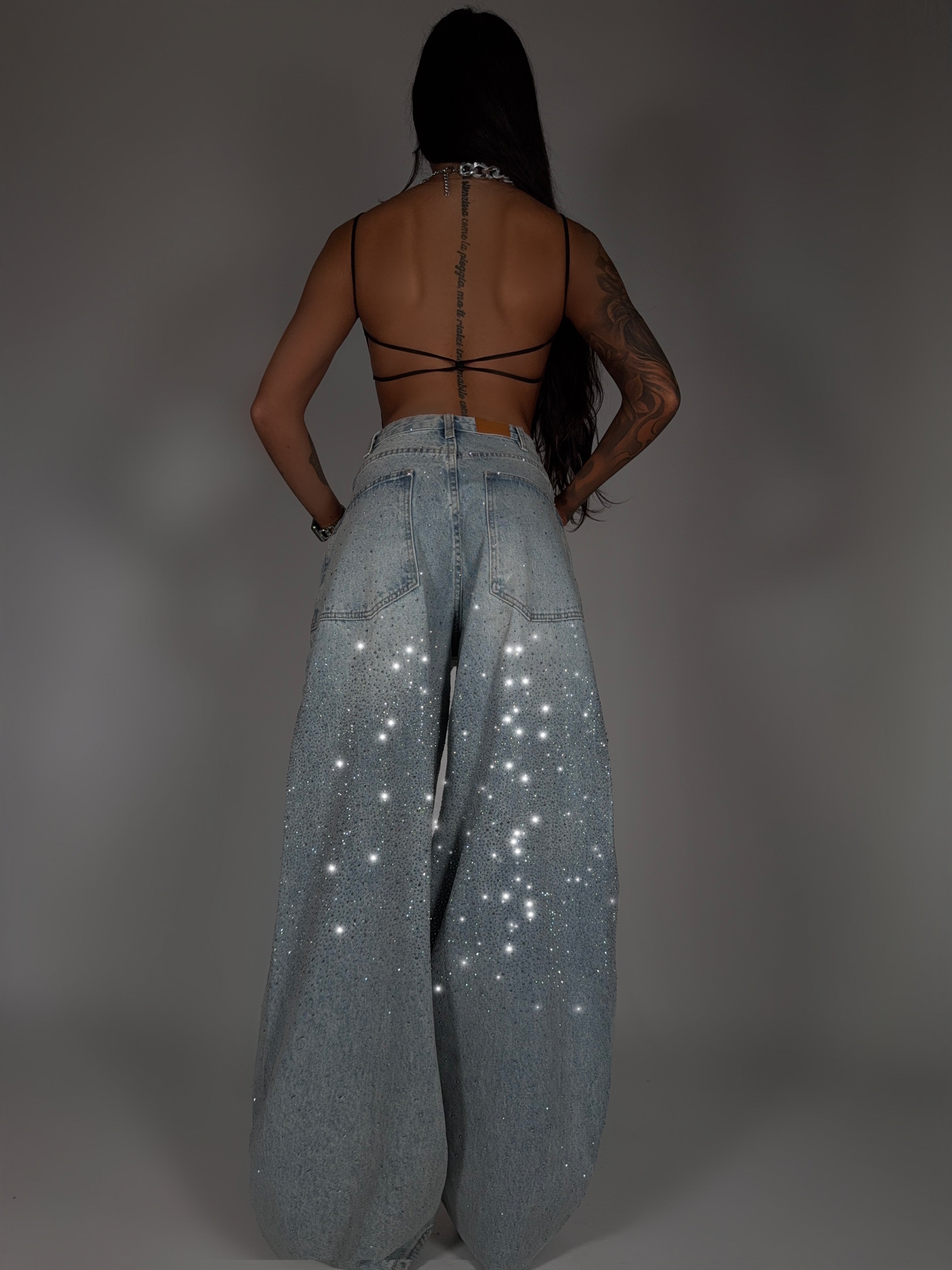 Jeans Blue Crystal