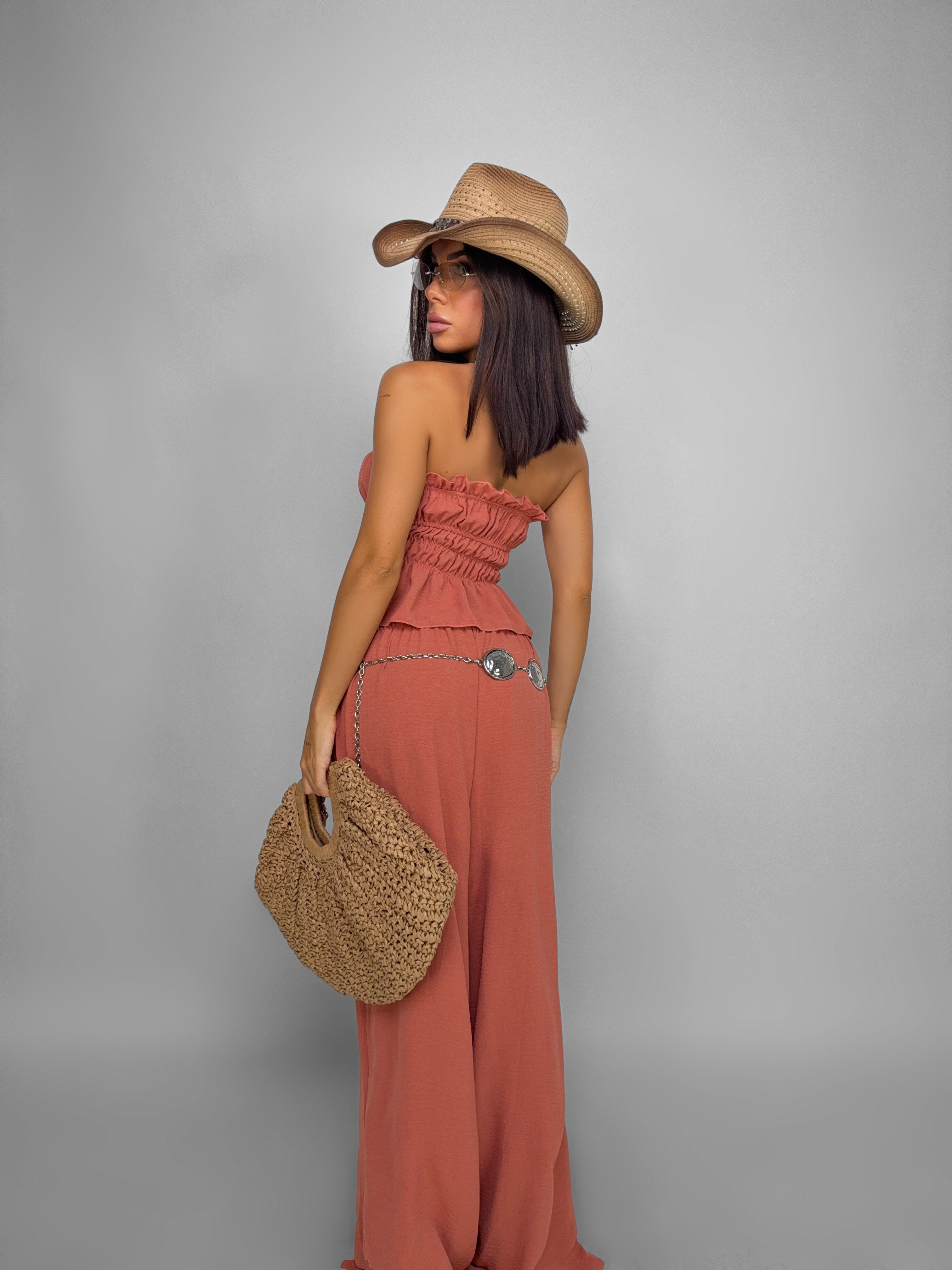Completo Summer Bow-Ruggine