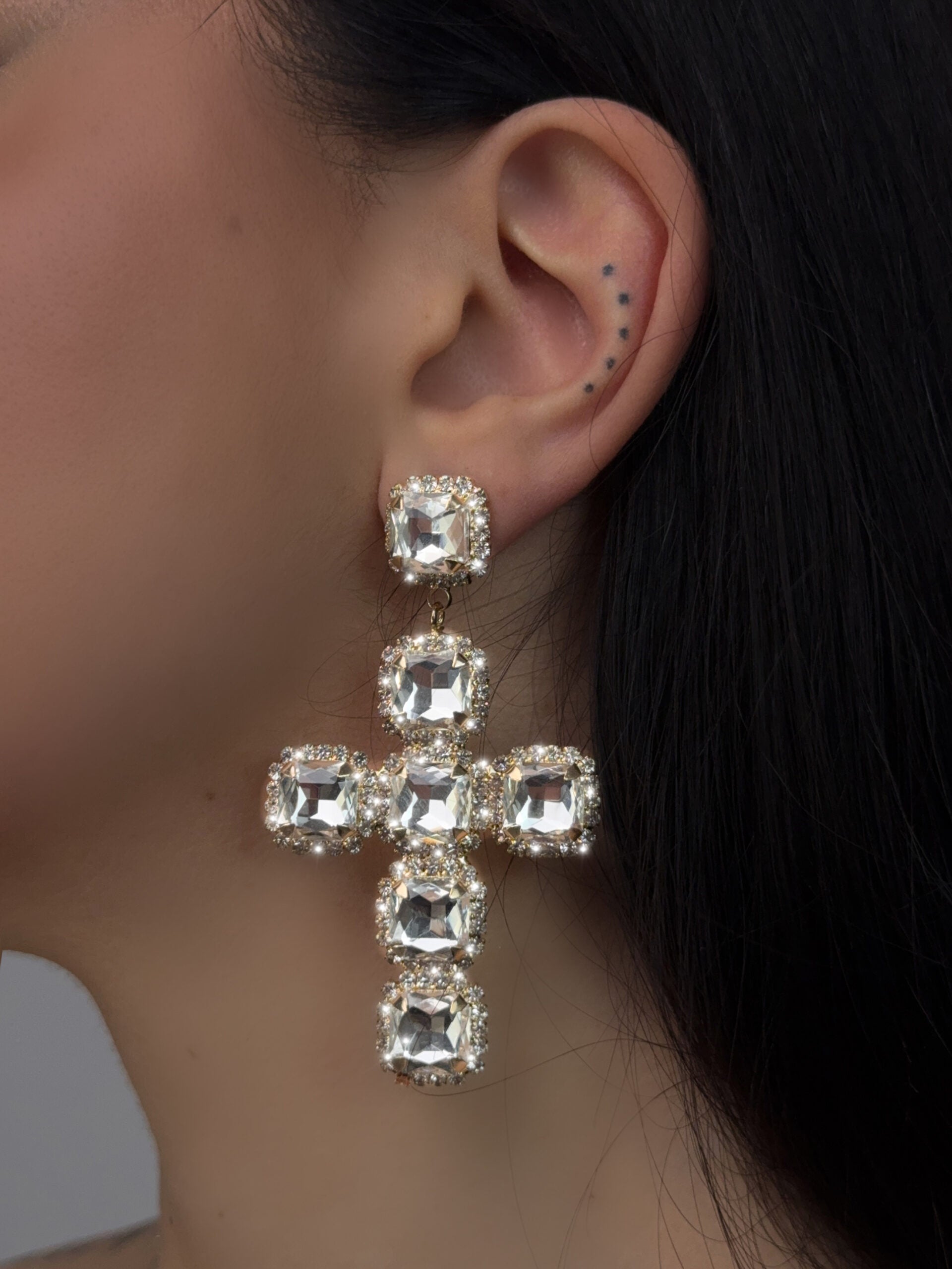 Orecchini Platinum Crux