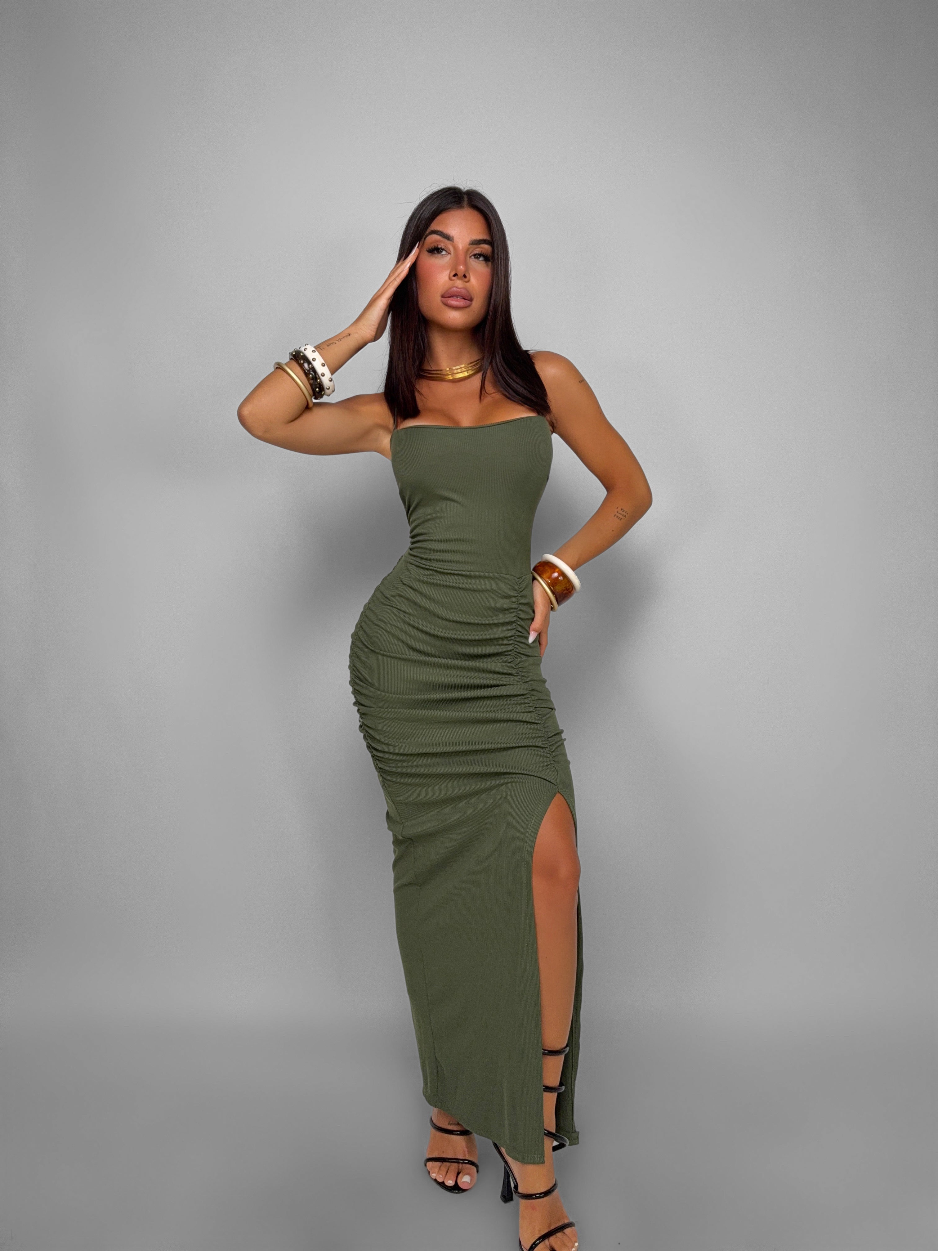 Abito Ribbed Corset
