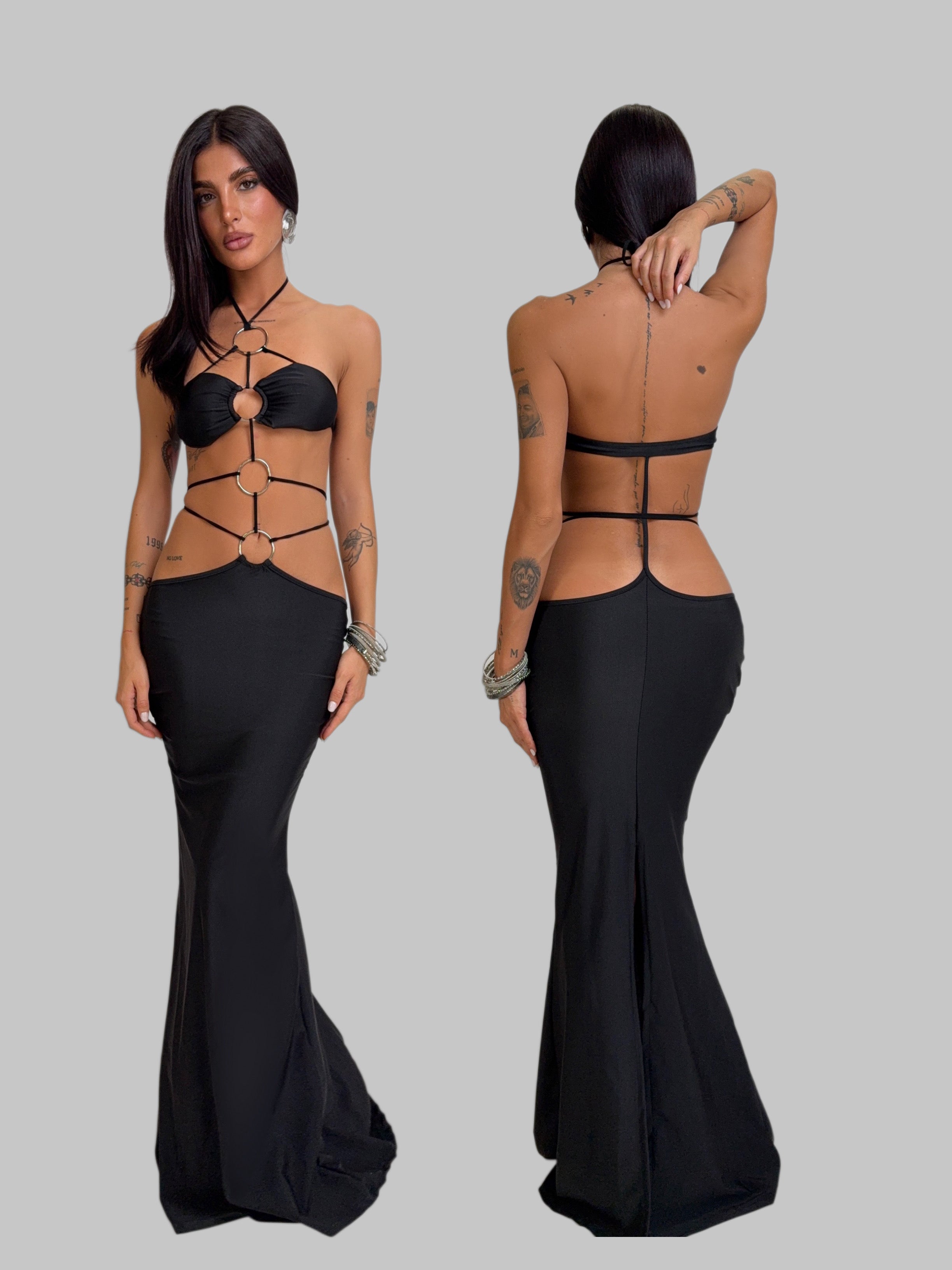 Abito Ring Accent-Black