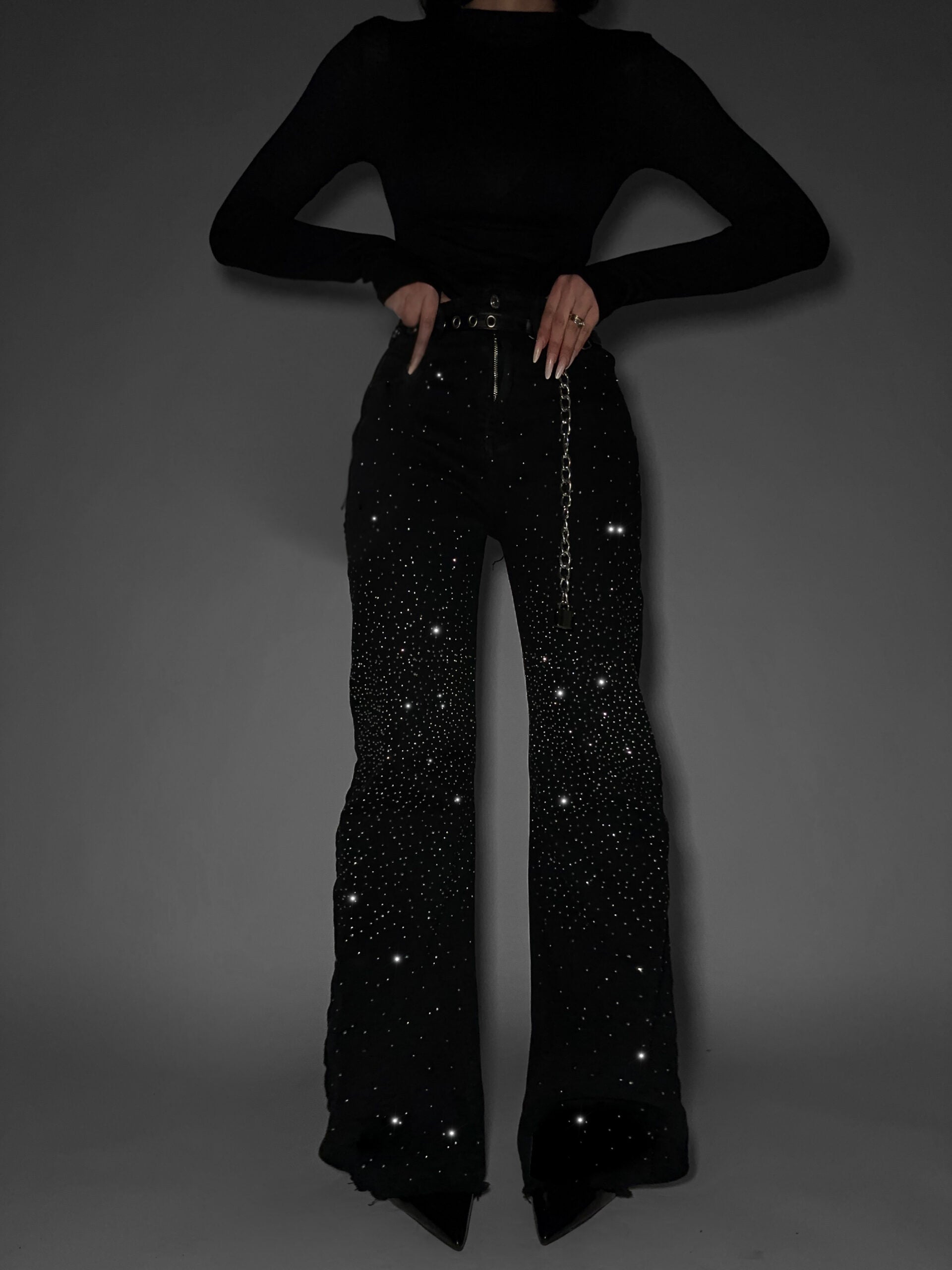 Jeans Black Brillant