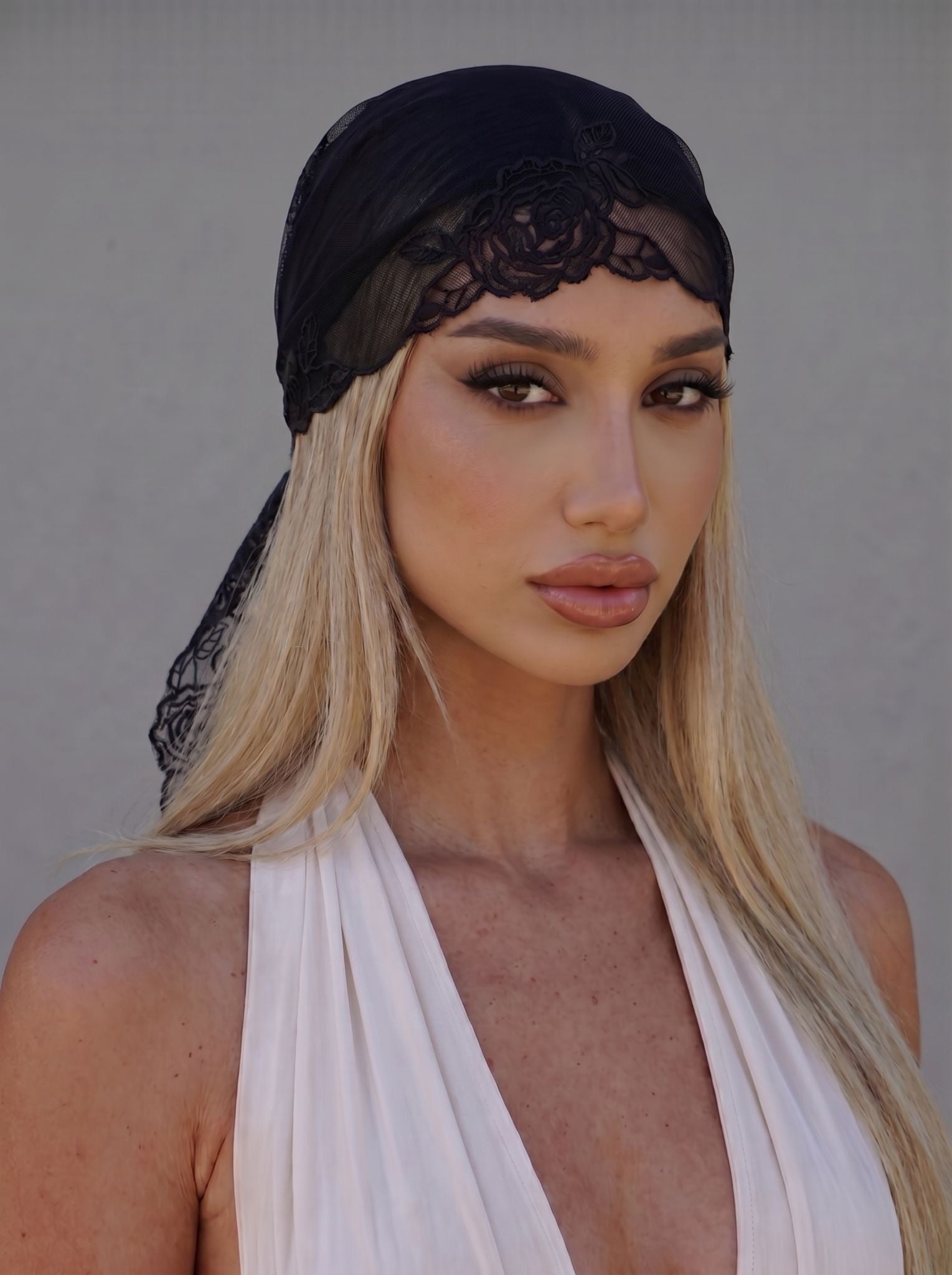Bandana Rose Veil