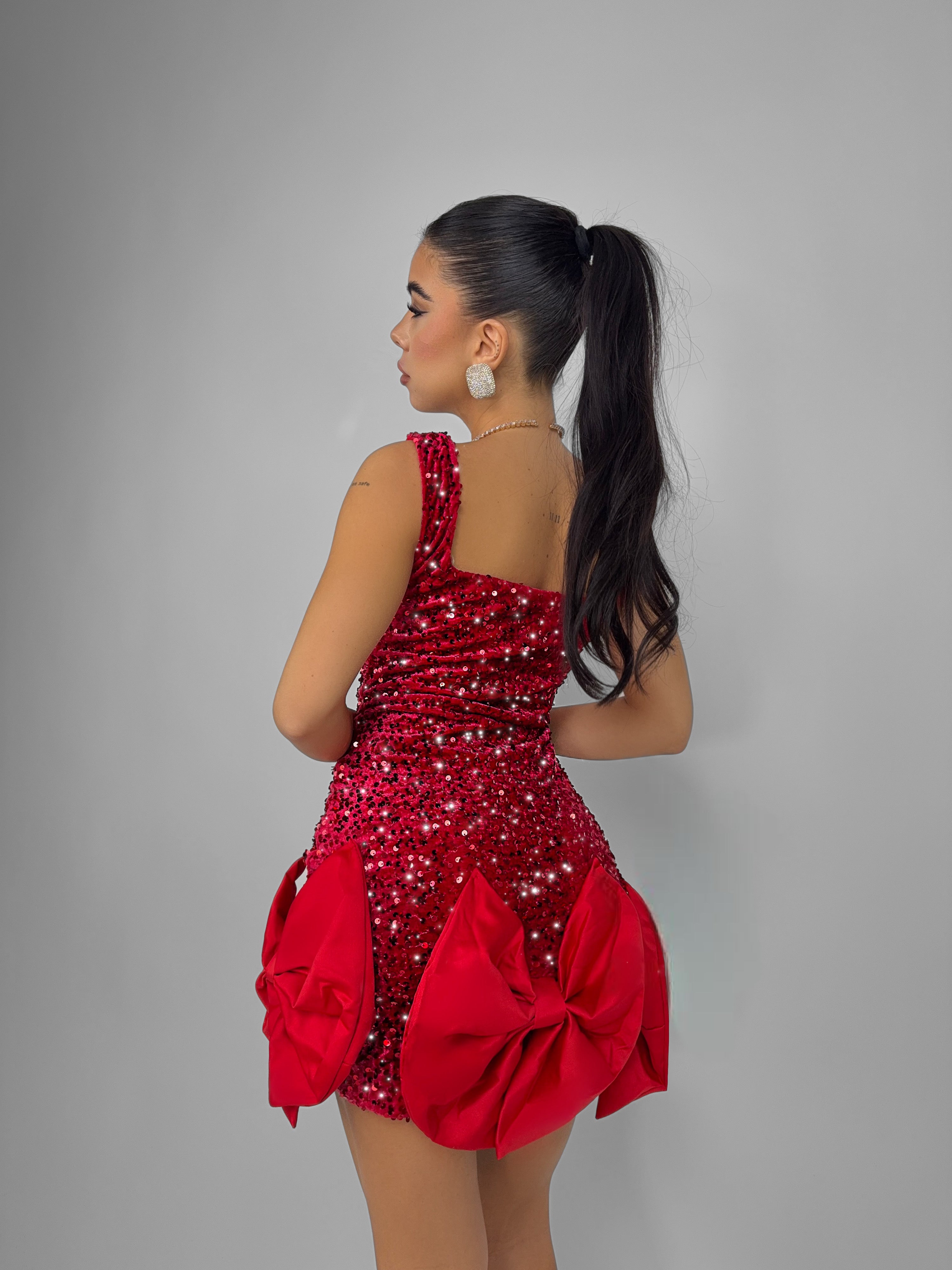 Abito Big Flock - Red