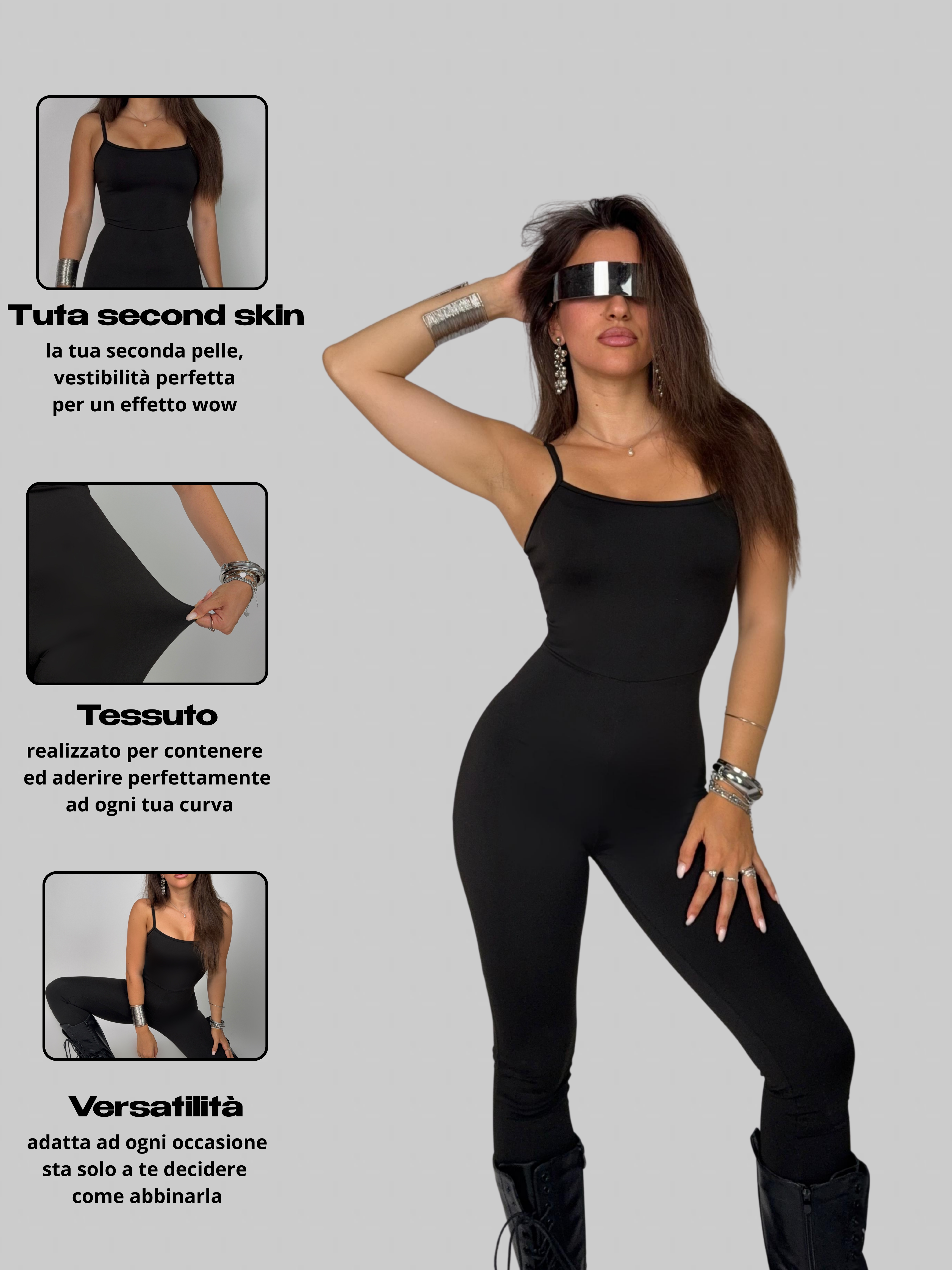 Tuta Second Skin - Black