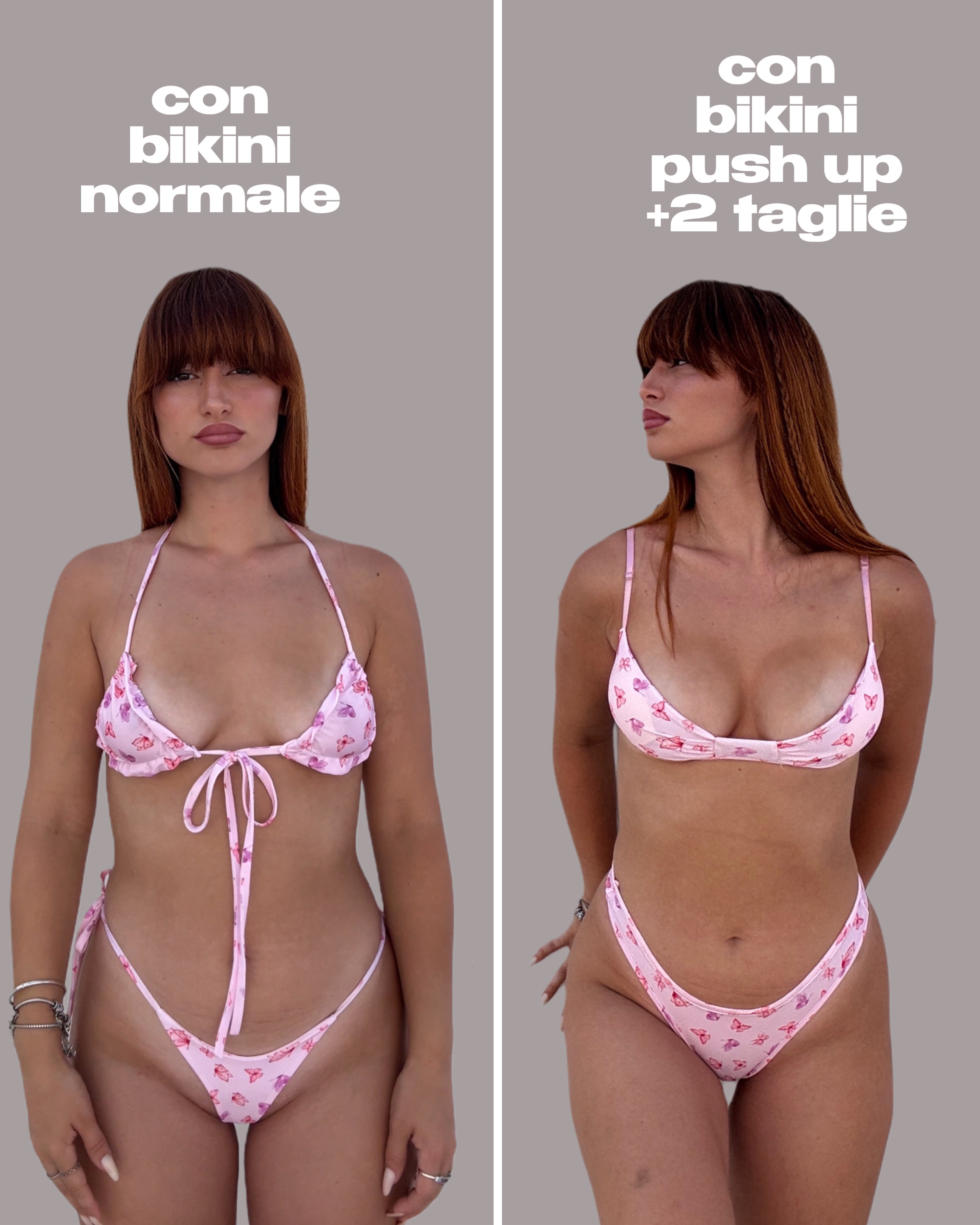 Bikini Push Up + 2 Taglie Lily