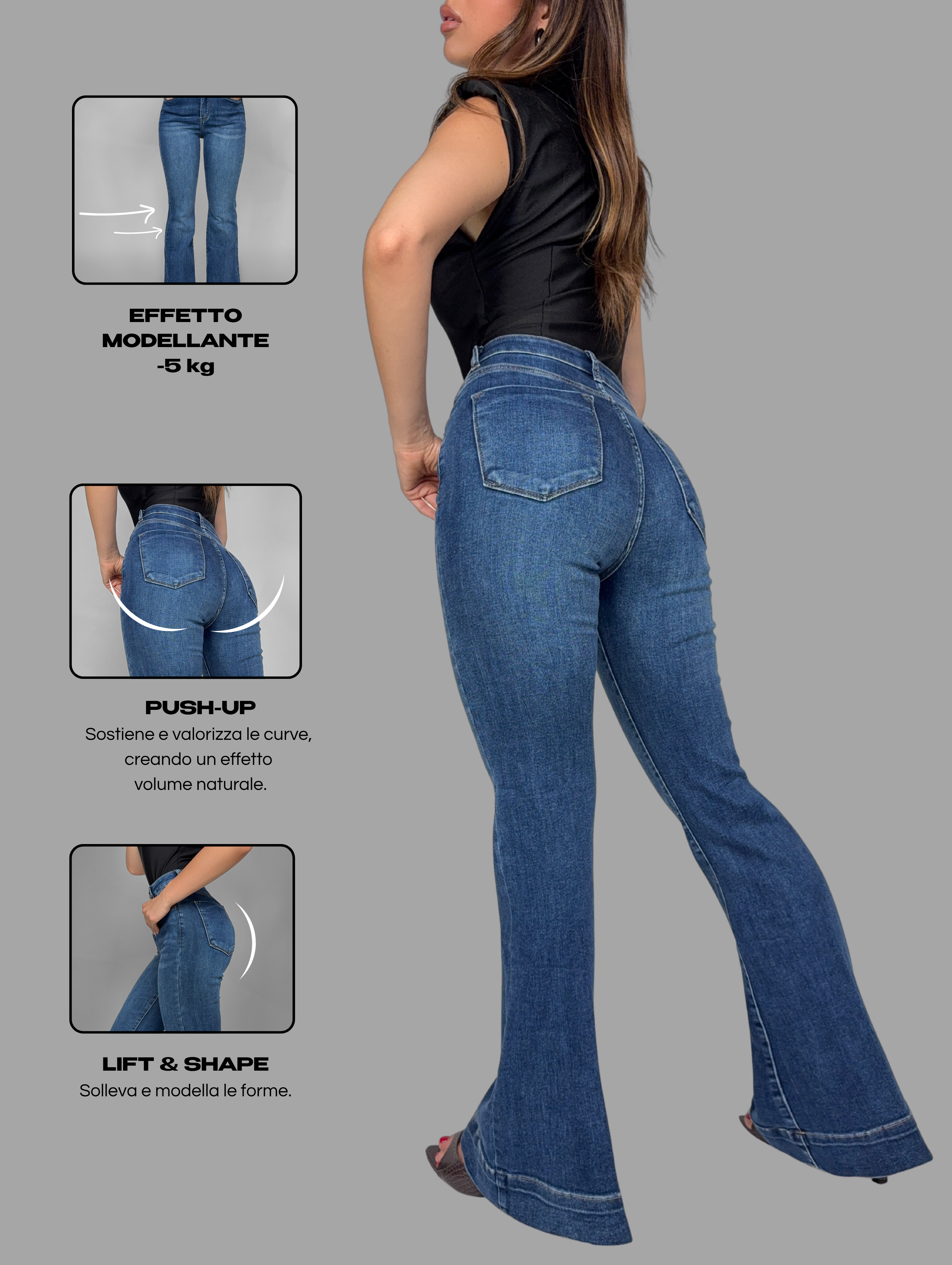 Jeans Sculpting -5kg - Dark Blu