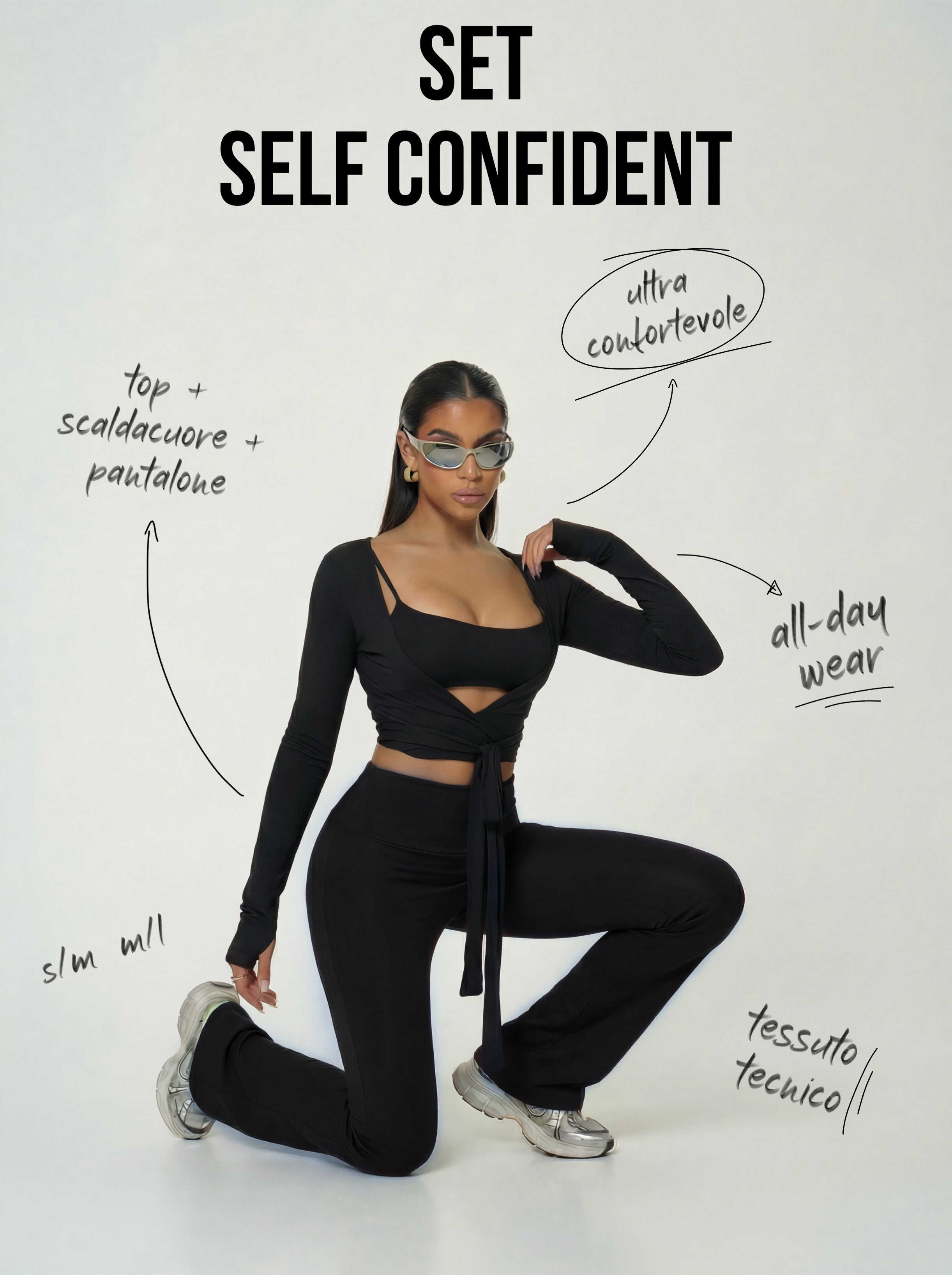 Set Self Confident--Black