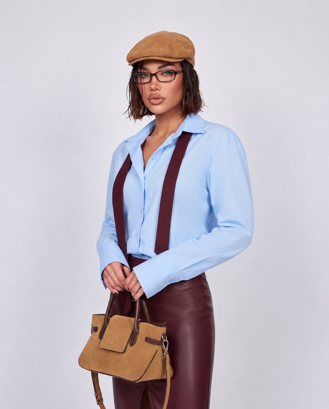 Mega Shoulder Shirt - Blue