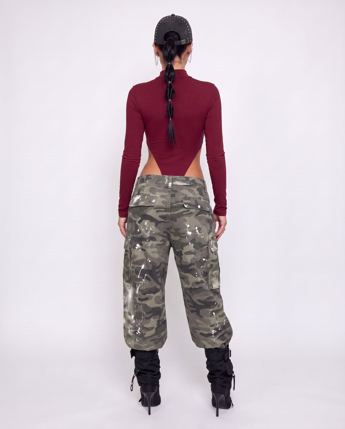Army Patch Jeans