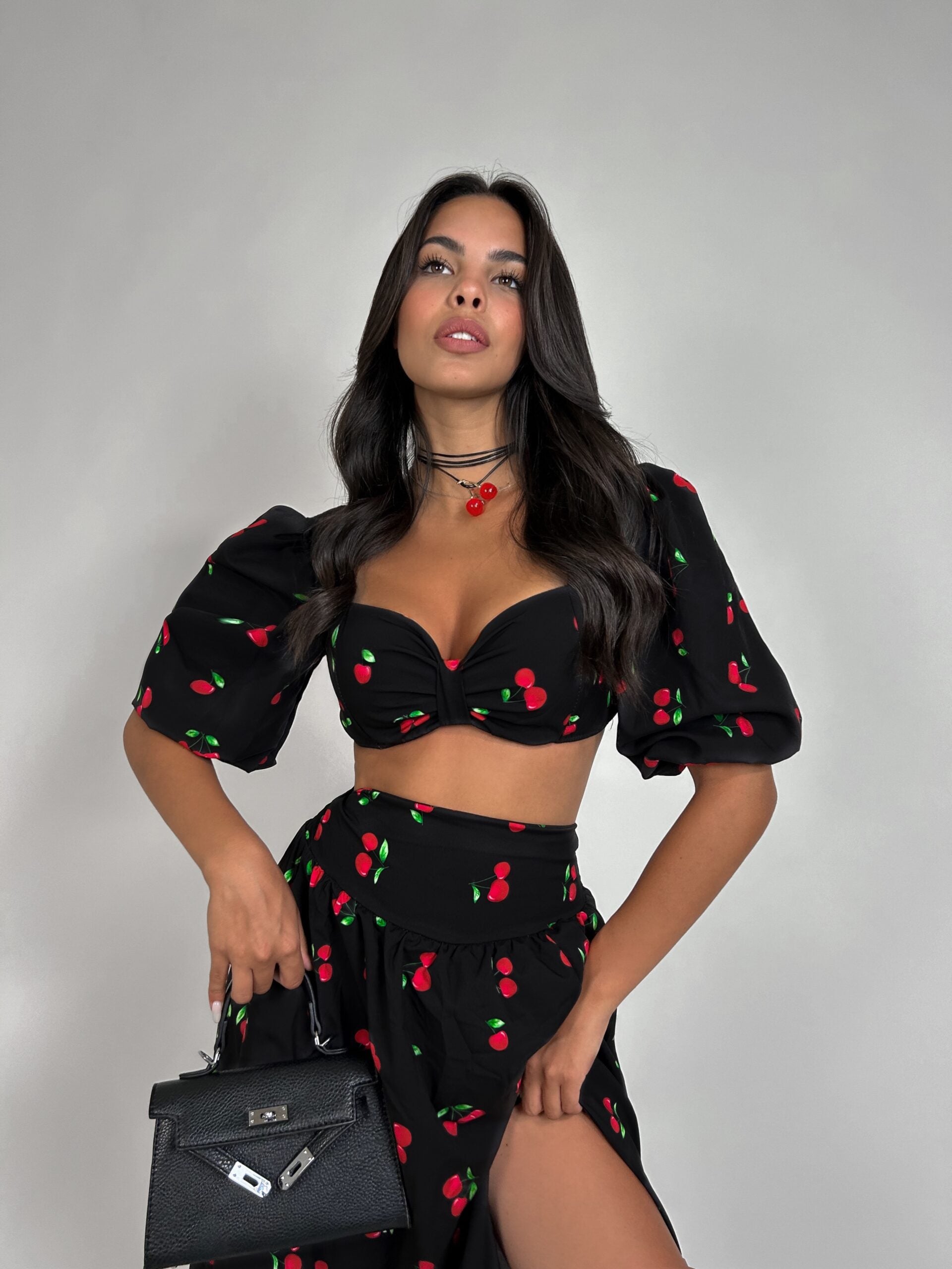 Completo Long Cherry