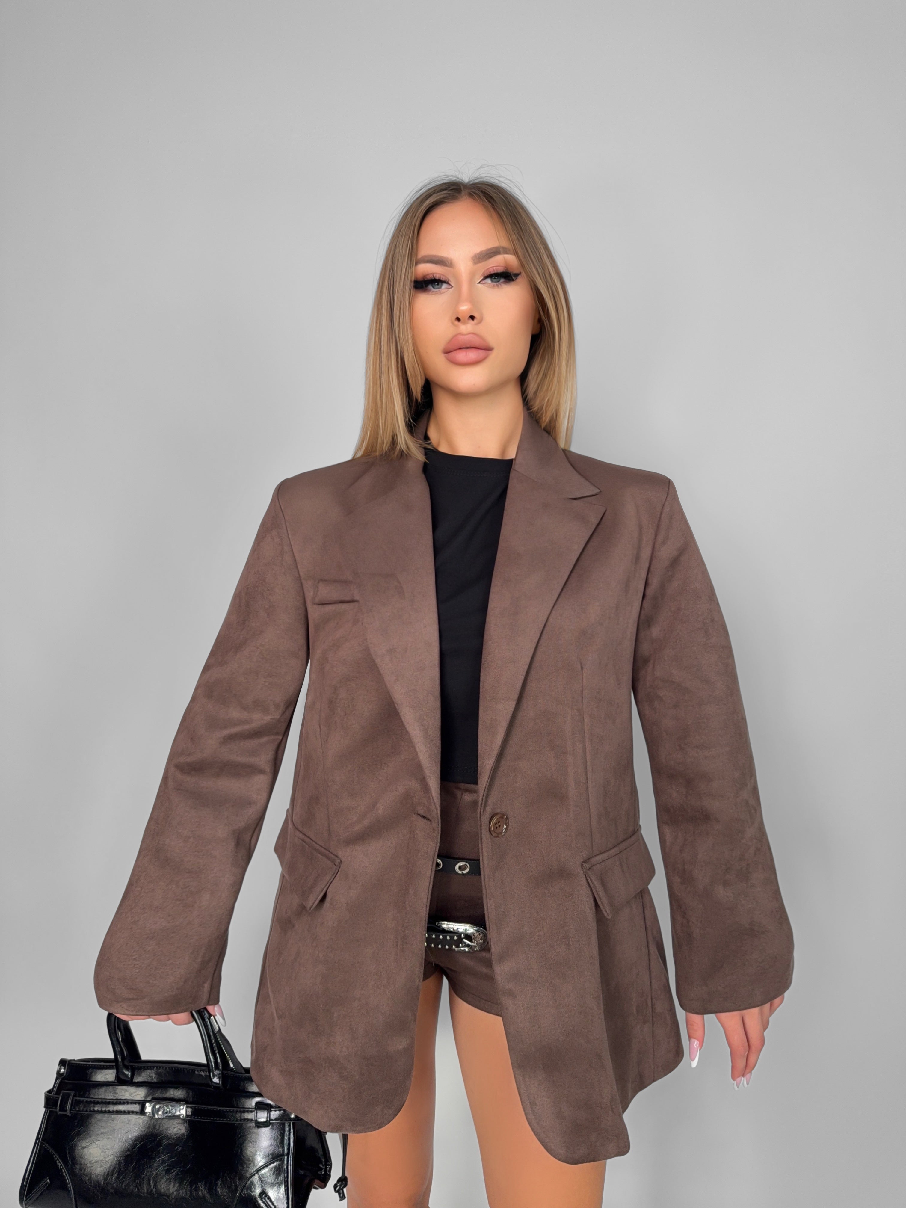Giacca Blazer Suede