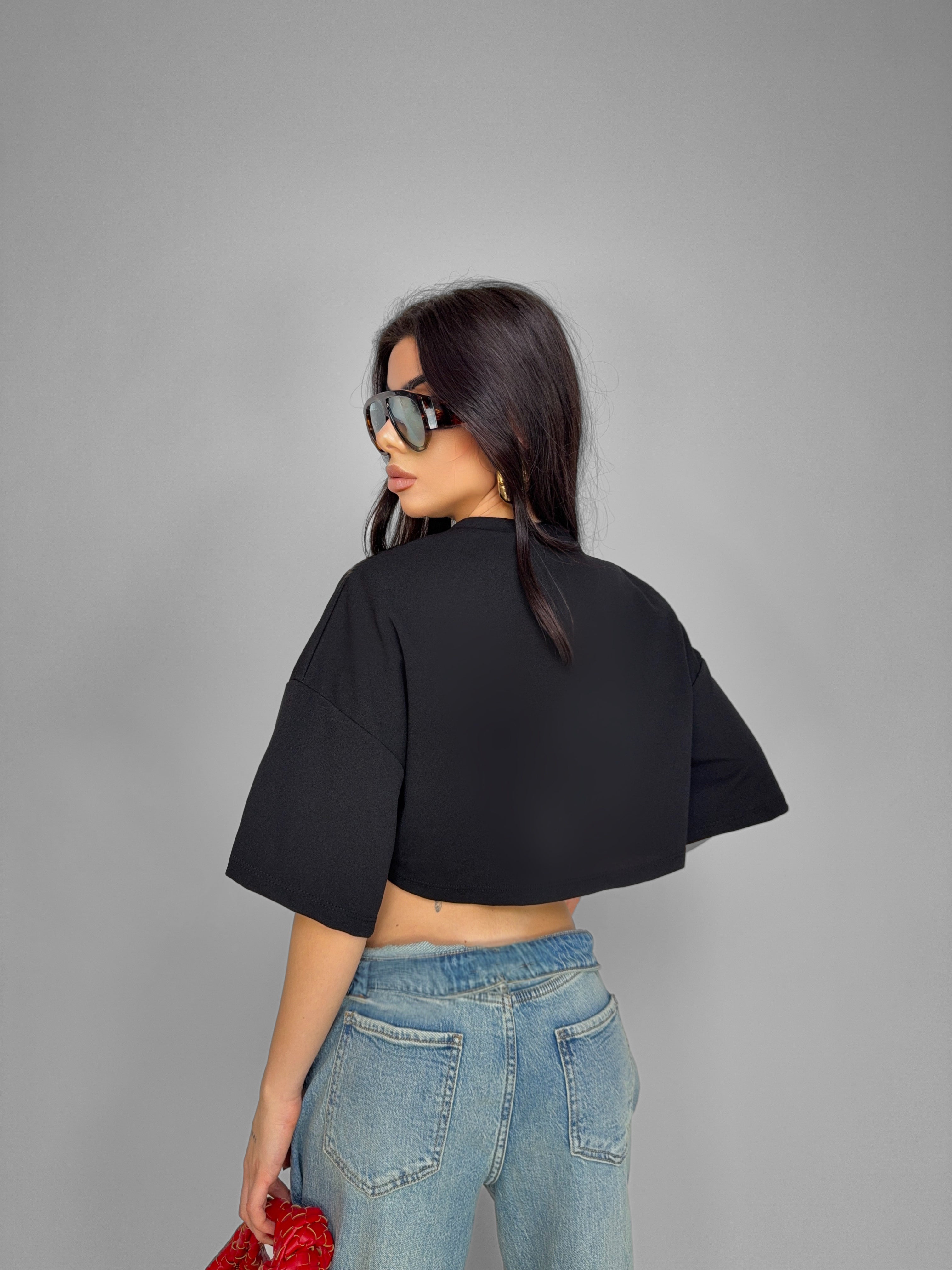 T-shirt Corset Waist - Black