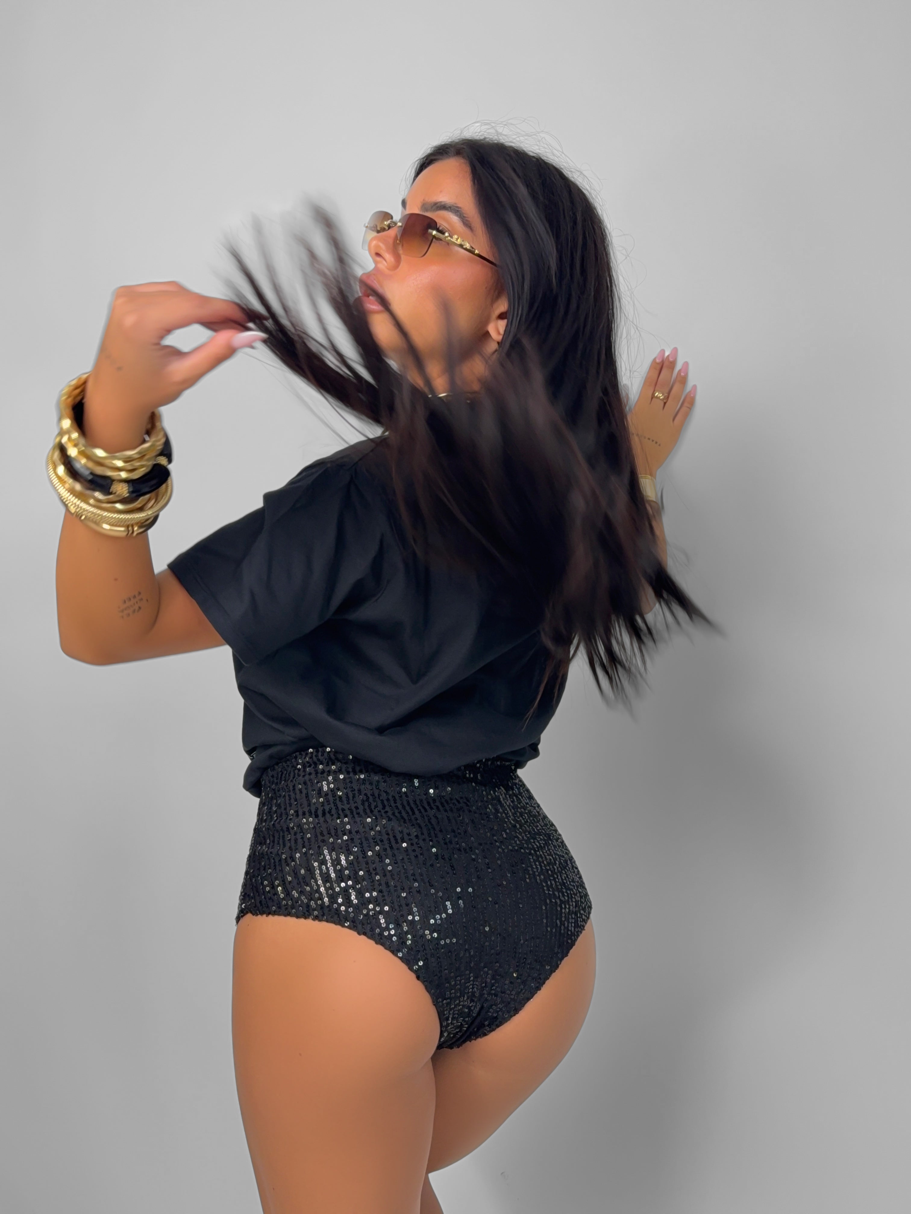 Short Brillant Hot Pants