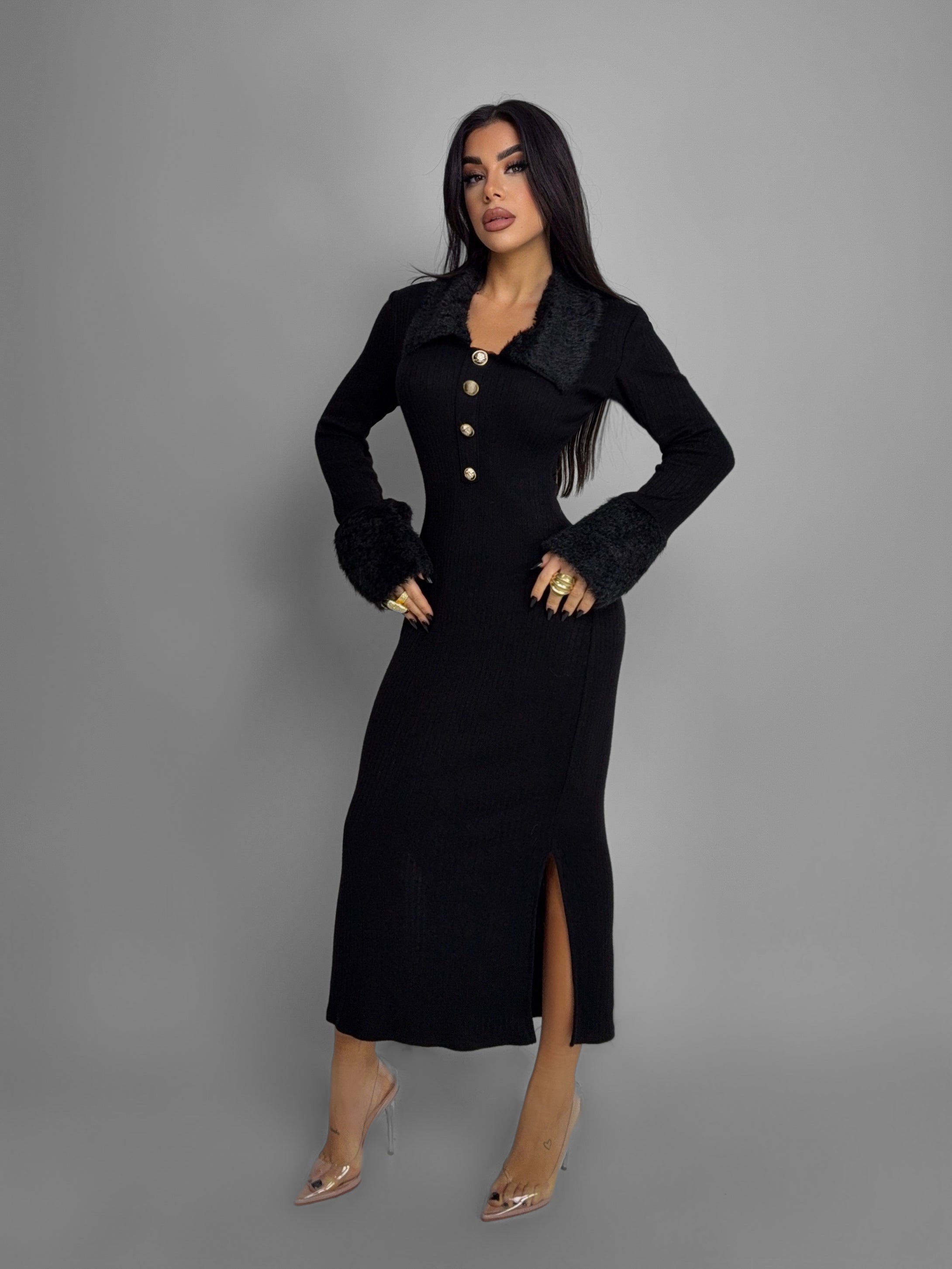 Abito Feathers Mohair