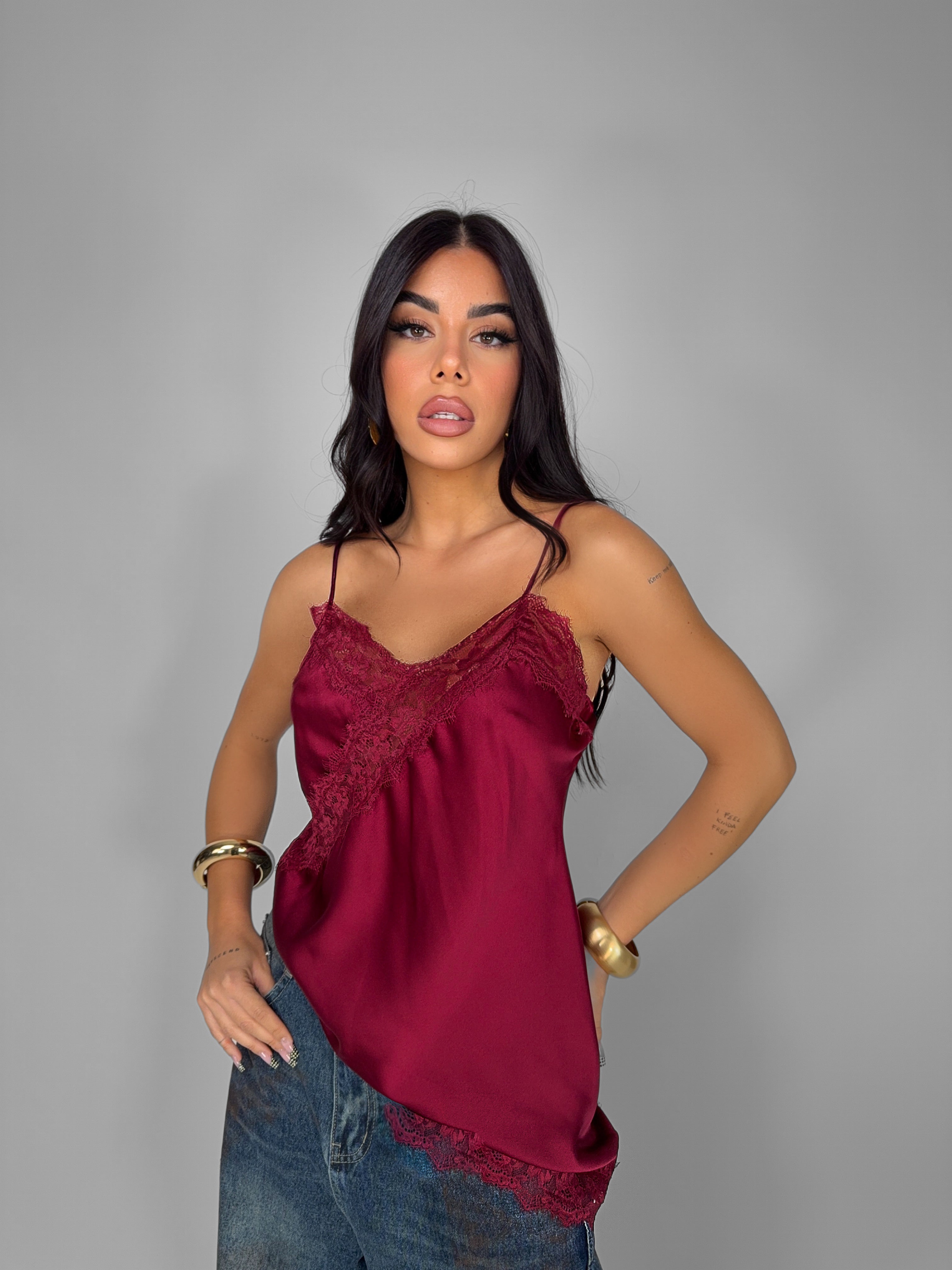 Maglia Satin Lace