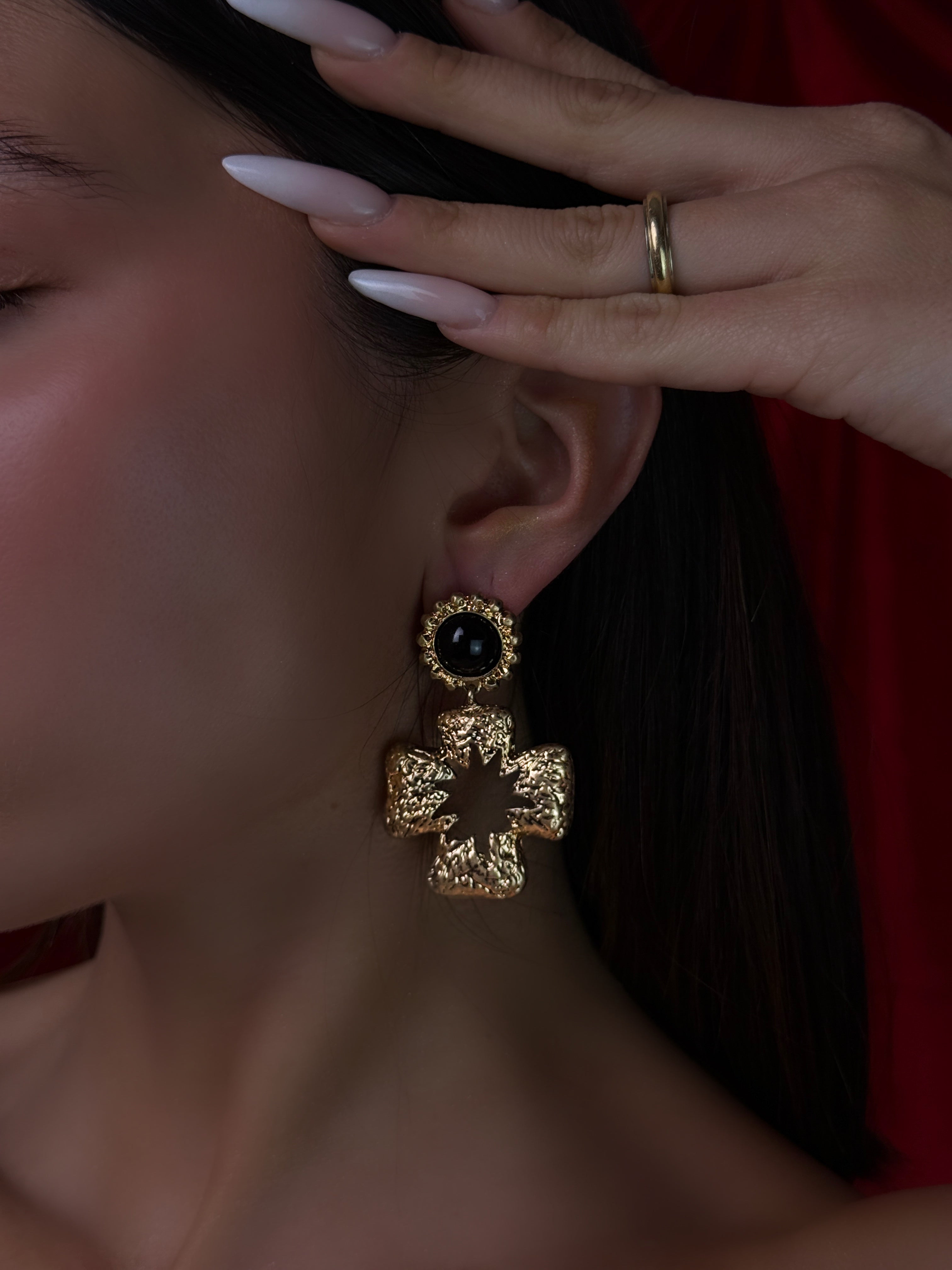 Orecchini Black Plus