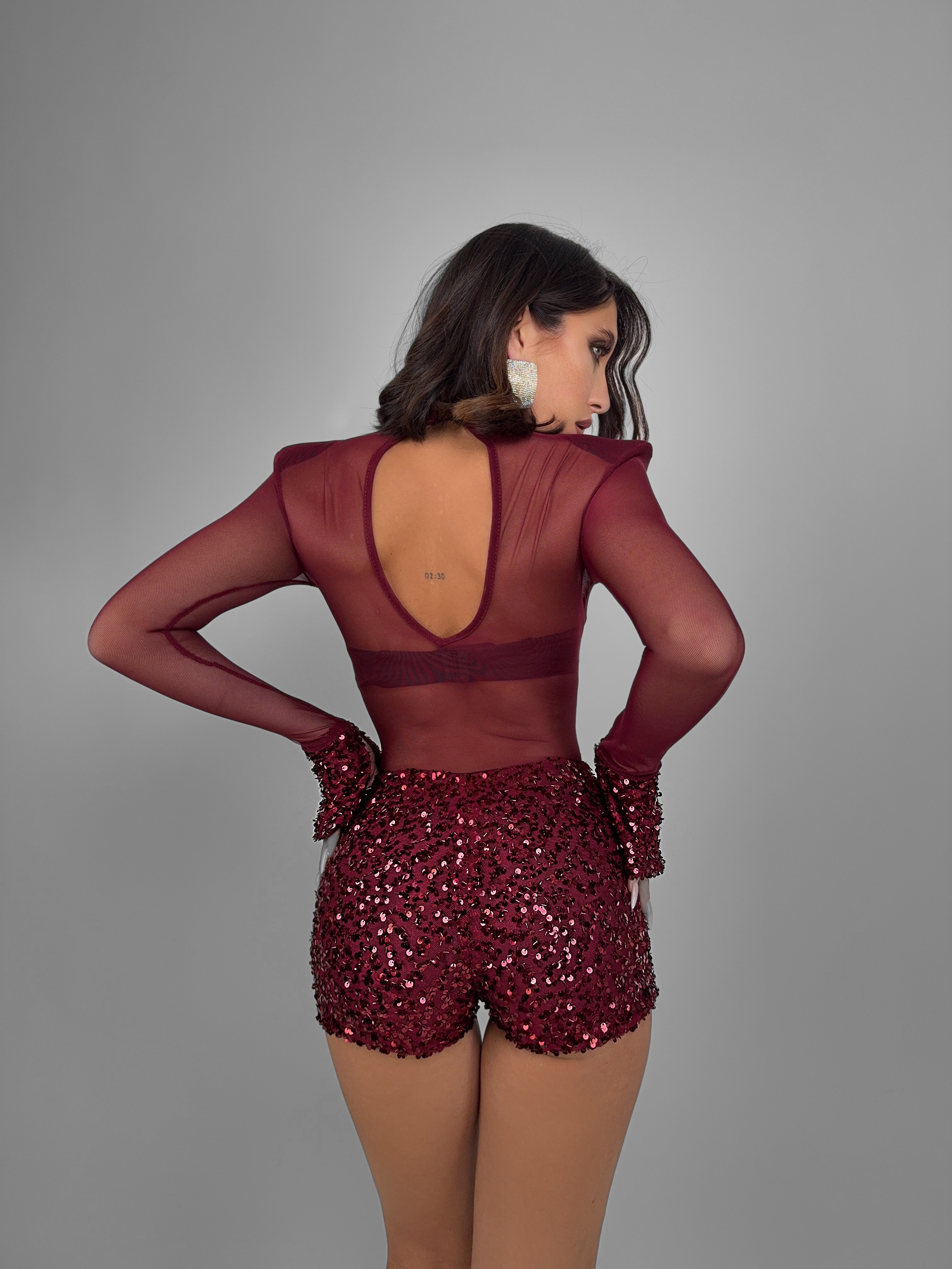 Tuta Enjoy The Party - Cherry red