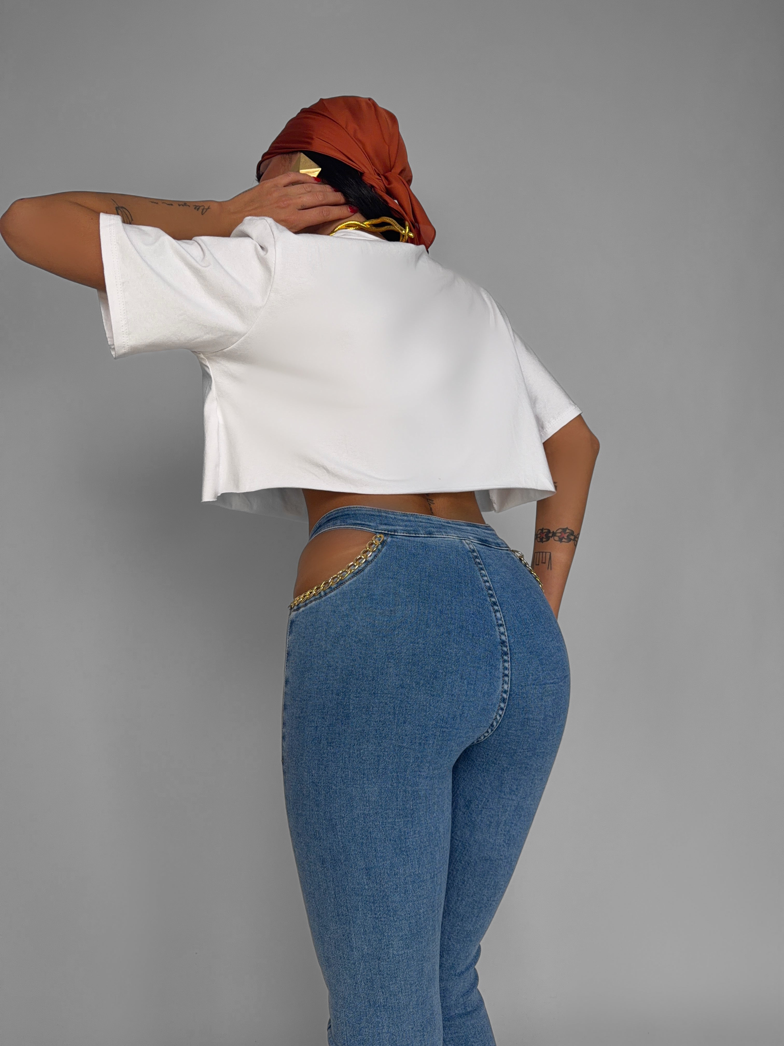 Jeans Twin Chain