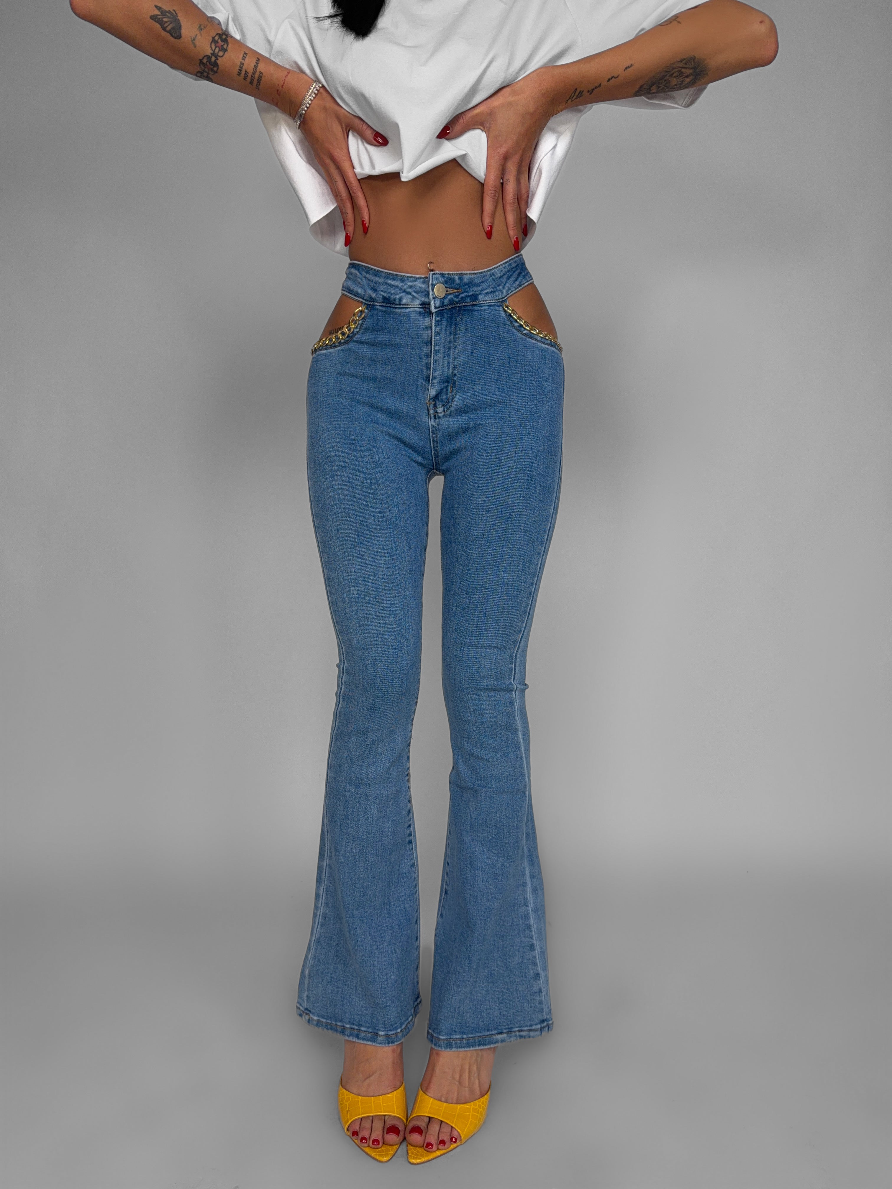 Jeans Twin Chain