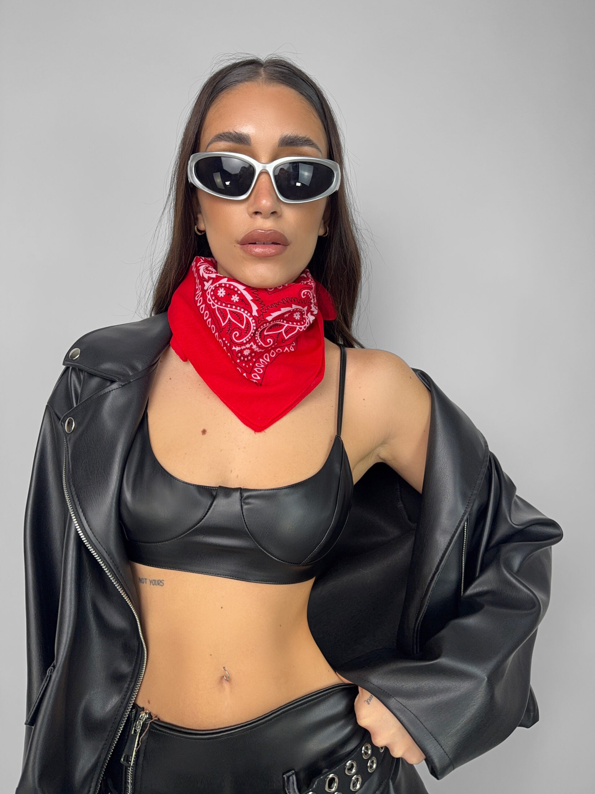 Top Bra Leather