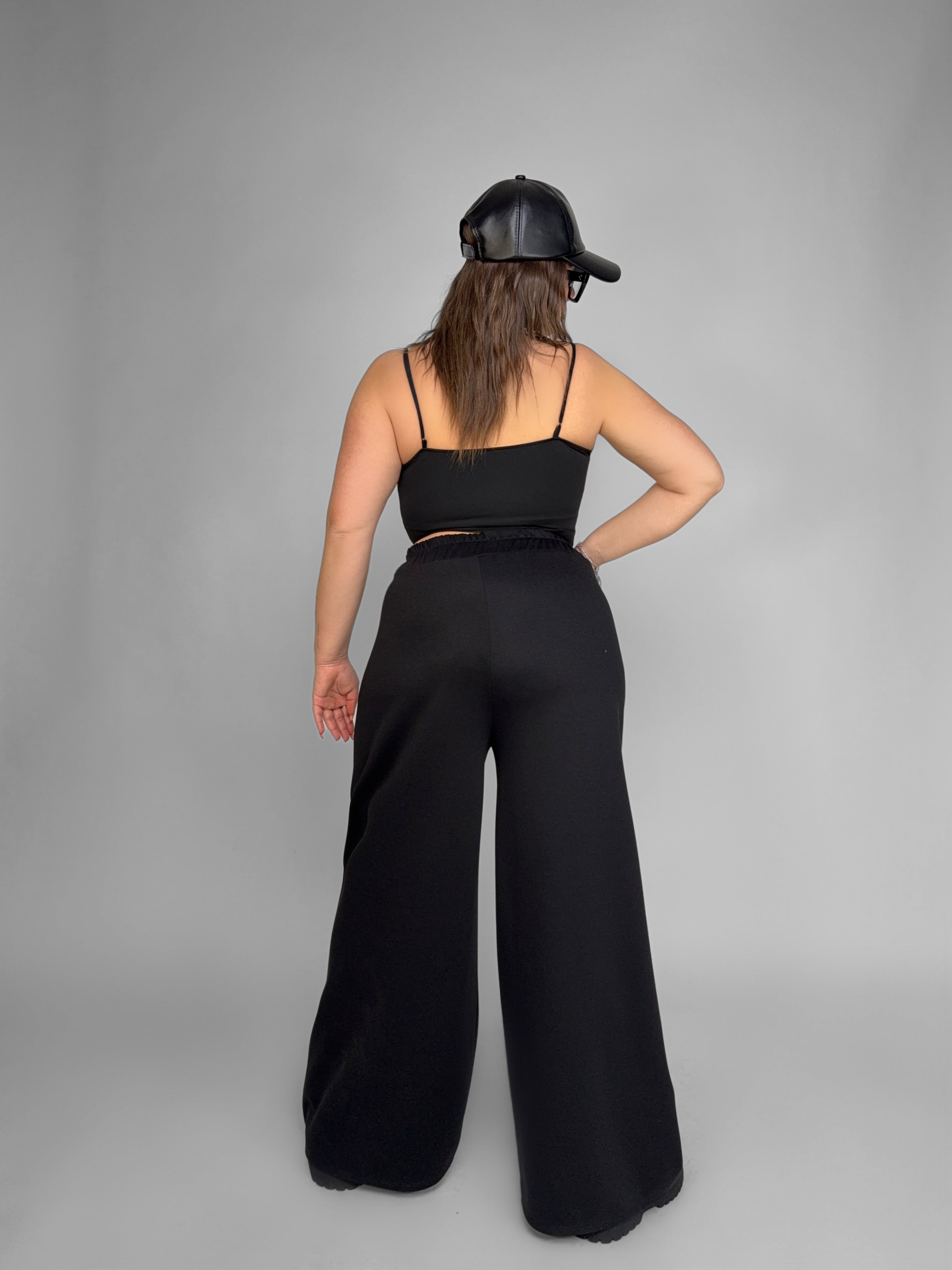 CURVY FIT - Top Romantic Lace-Black