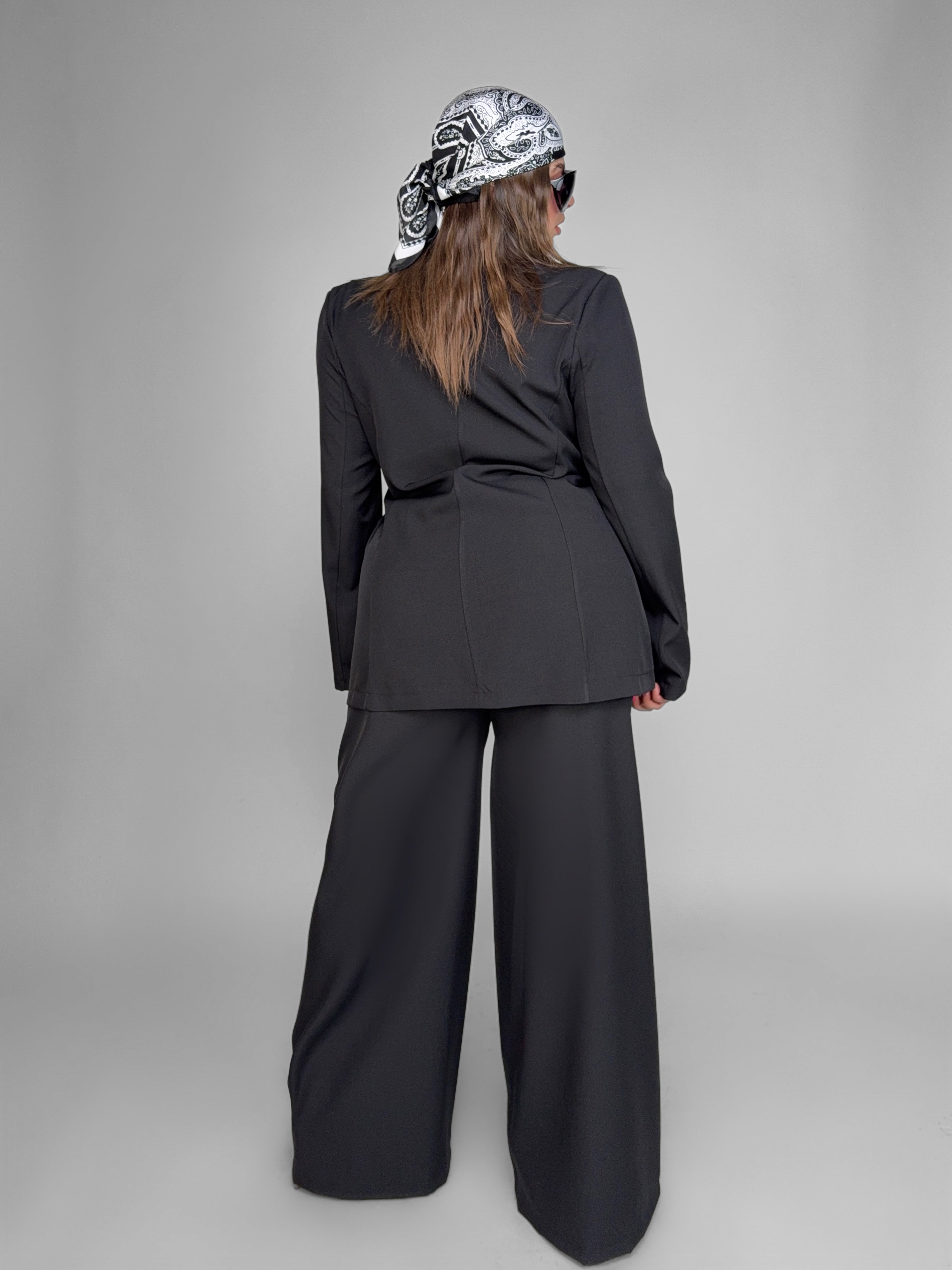 CURVY FIT - Longline Blazer - Black