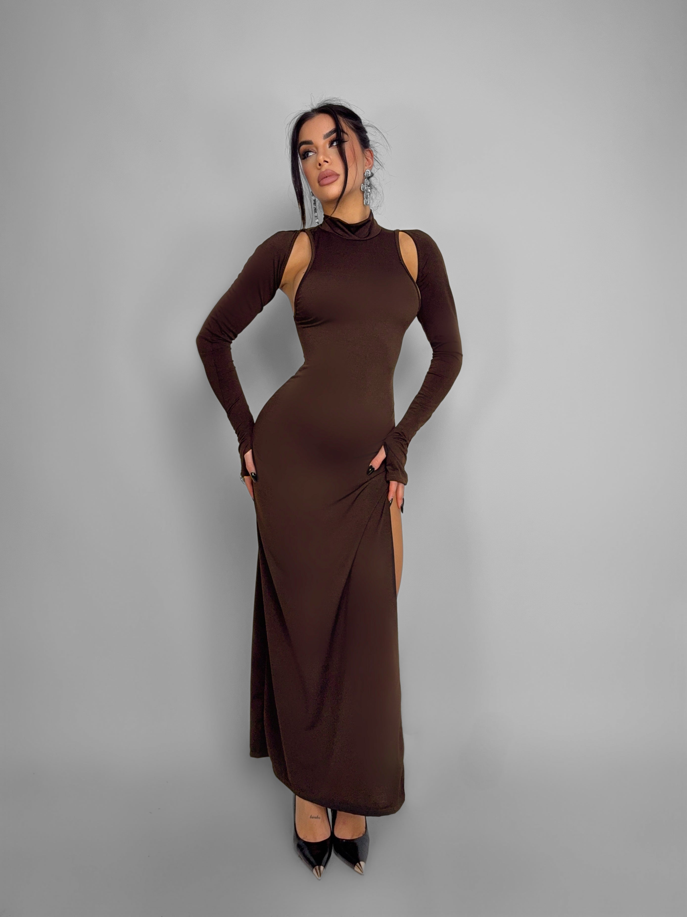 Abito Night Angel-Brown