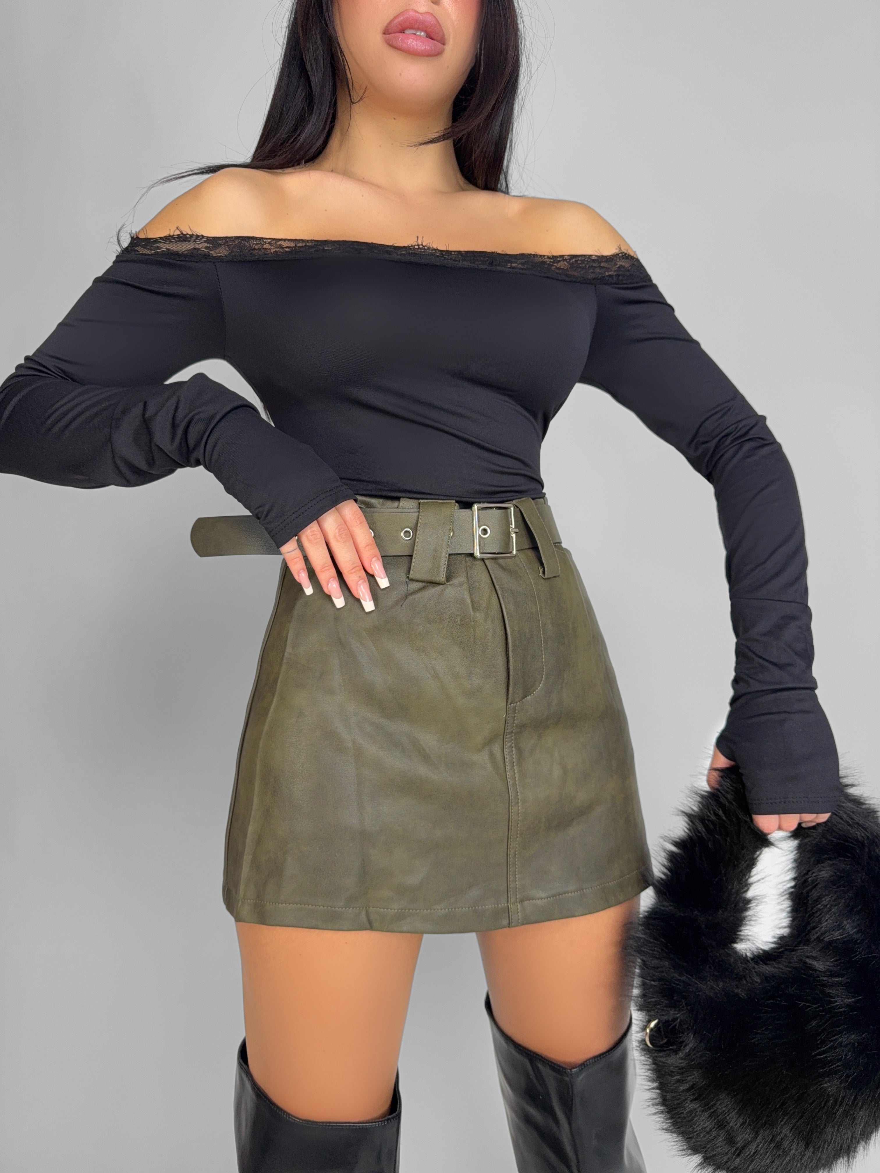 Pantagonna Matte Split-Green