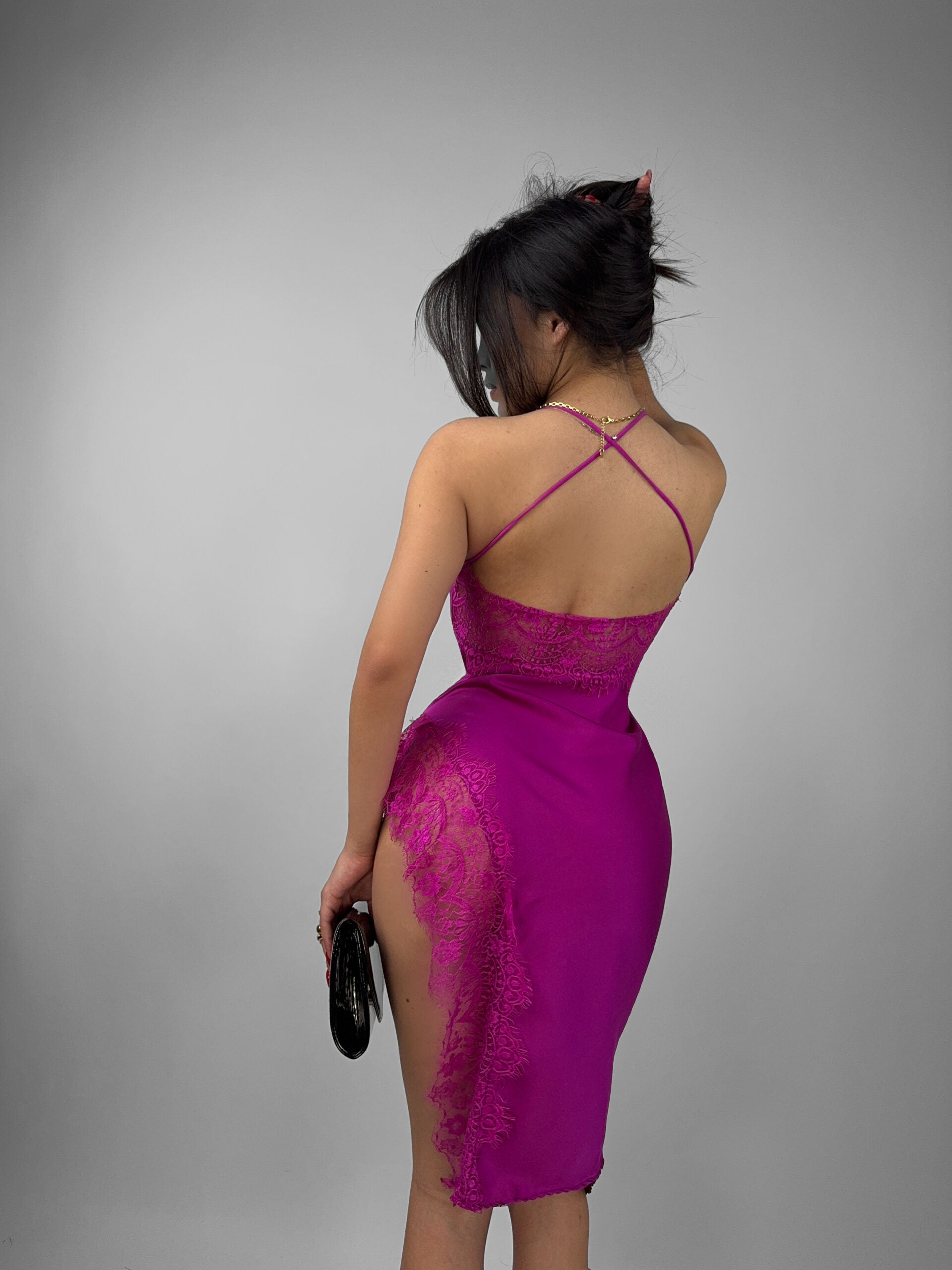 Abito Try To Resist Me - Fucsia