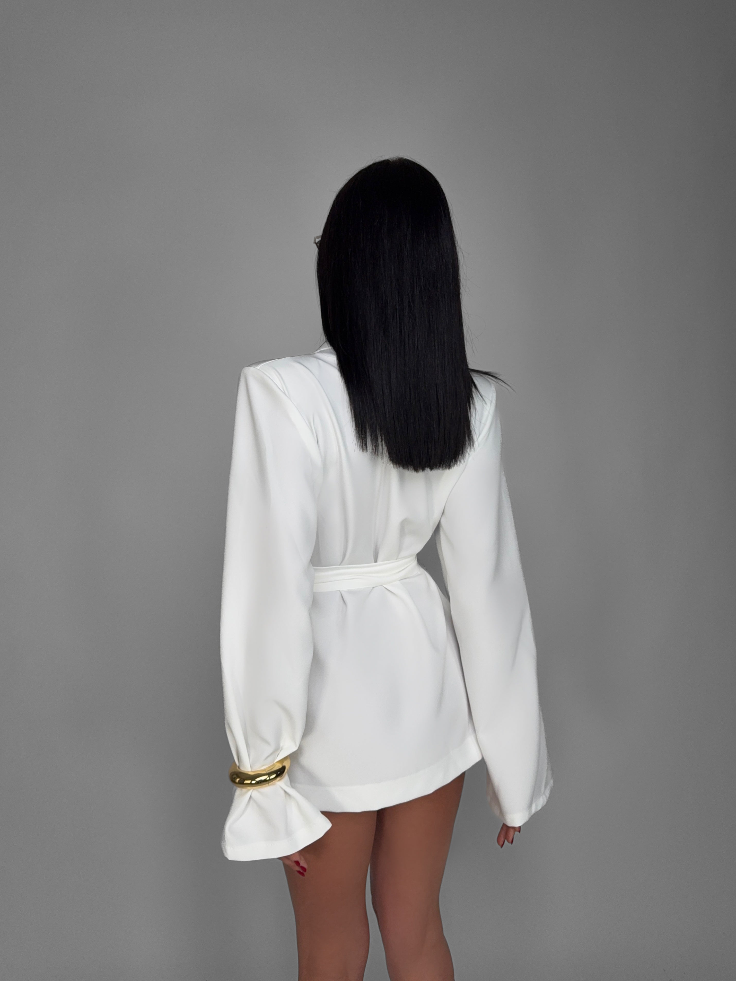 Abito/Giacca Wrap-White