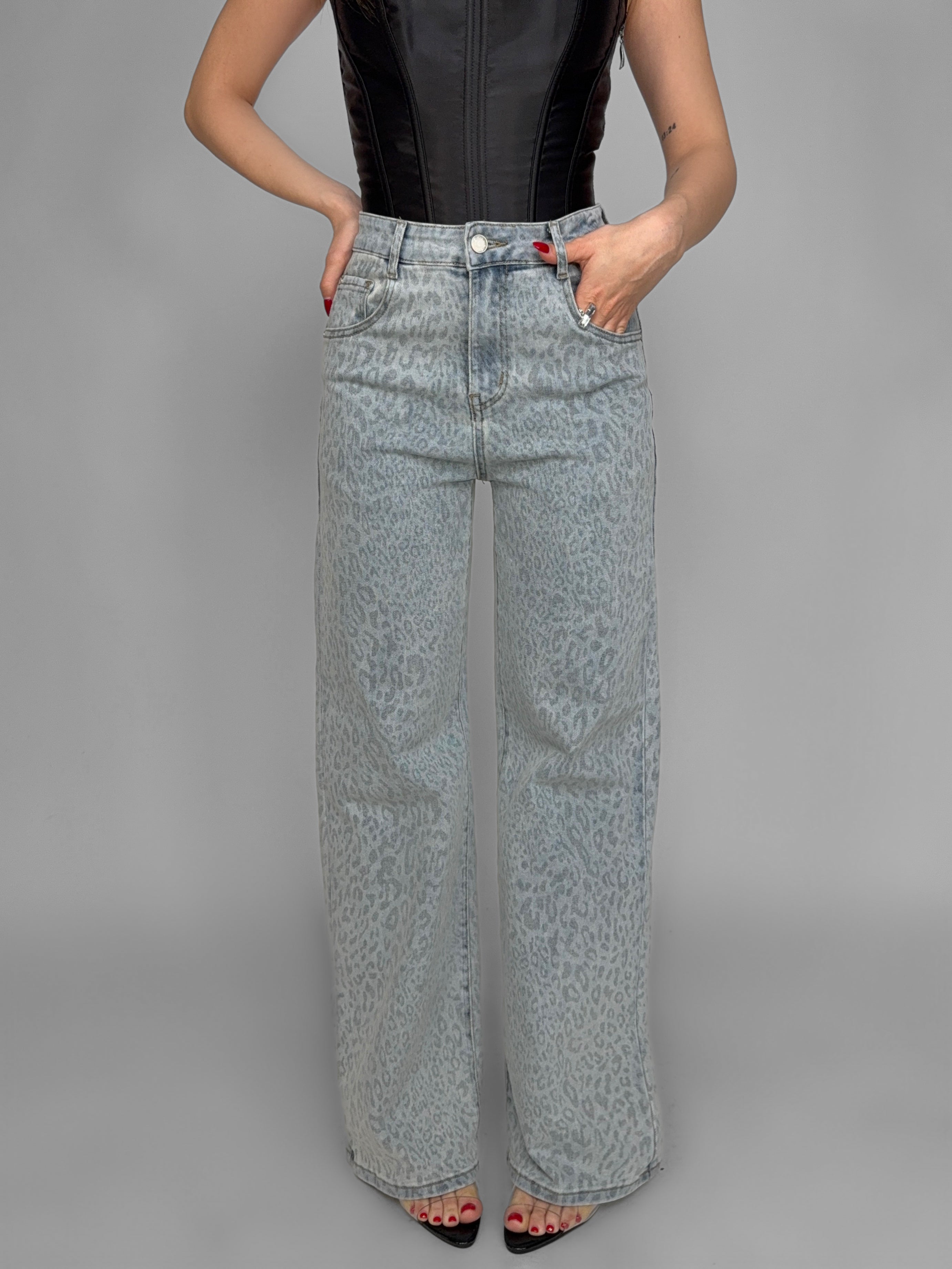 Jeans Light Leopard