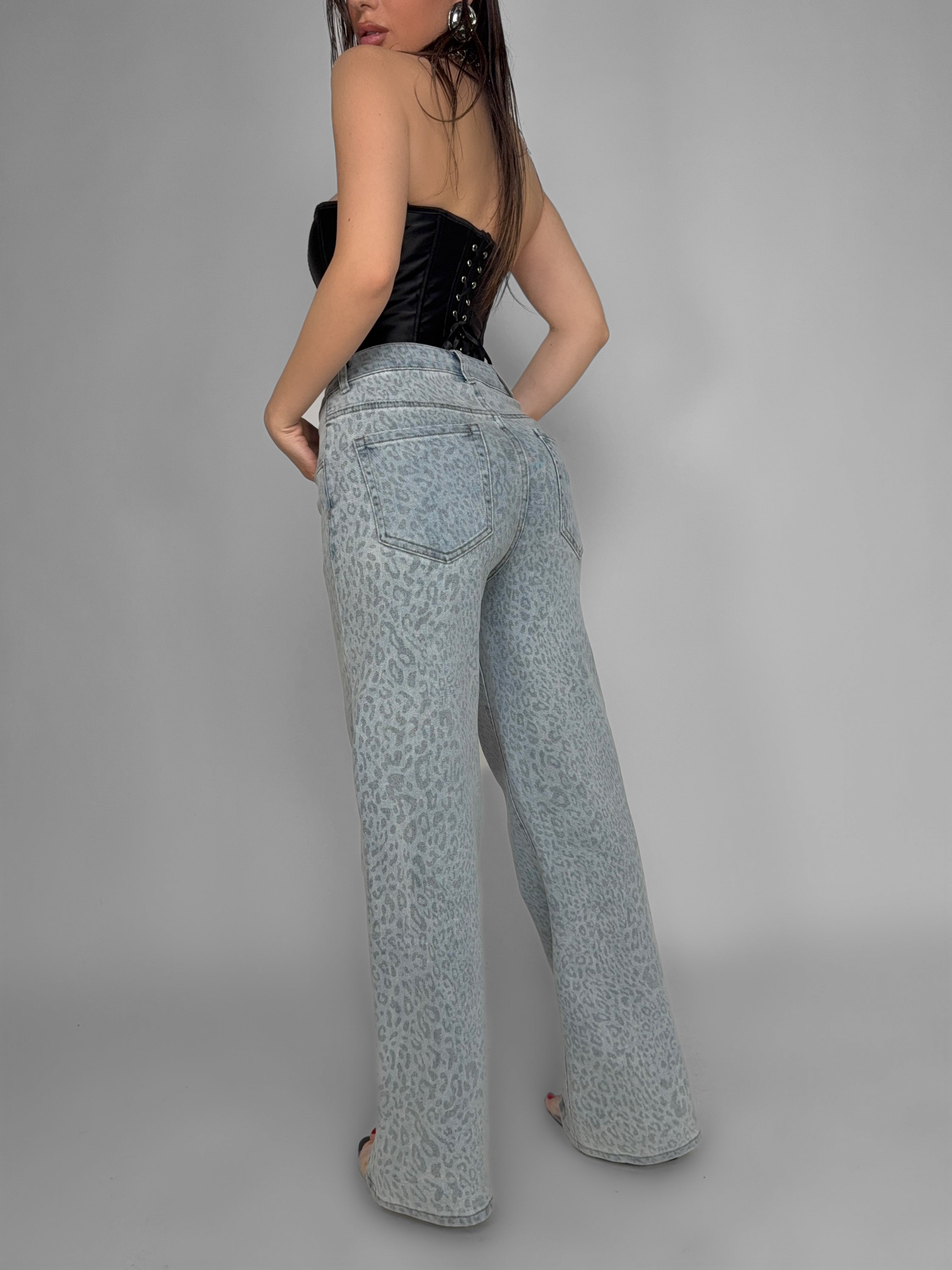 Jeans Light Leopard
