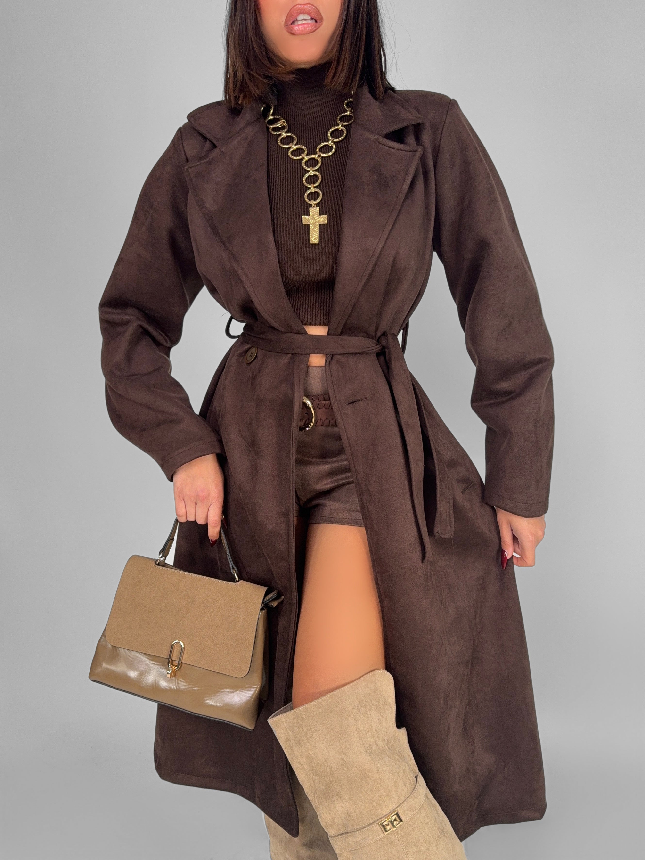 Trench Seude Coat