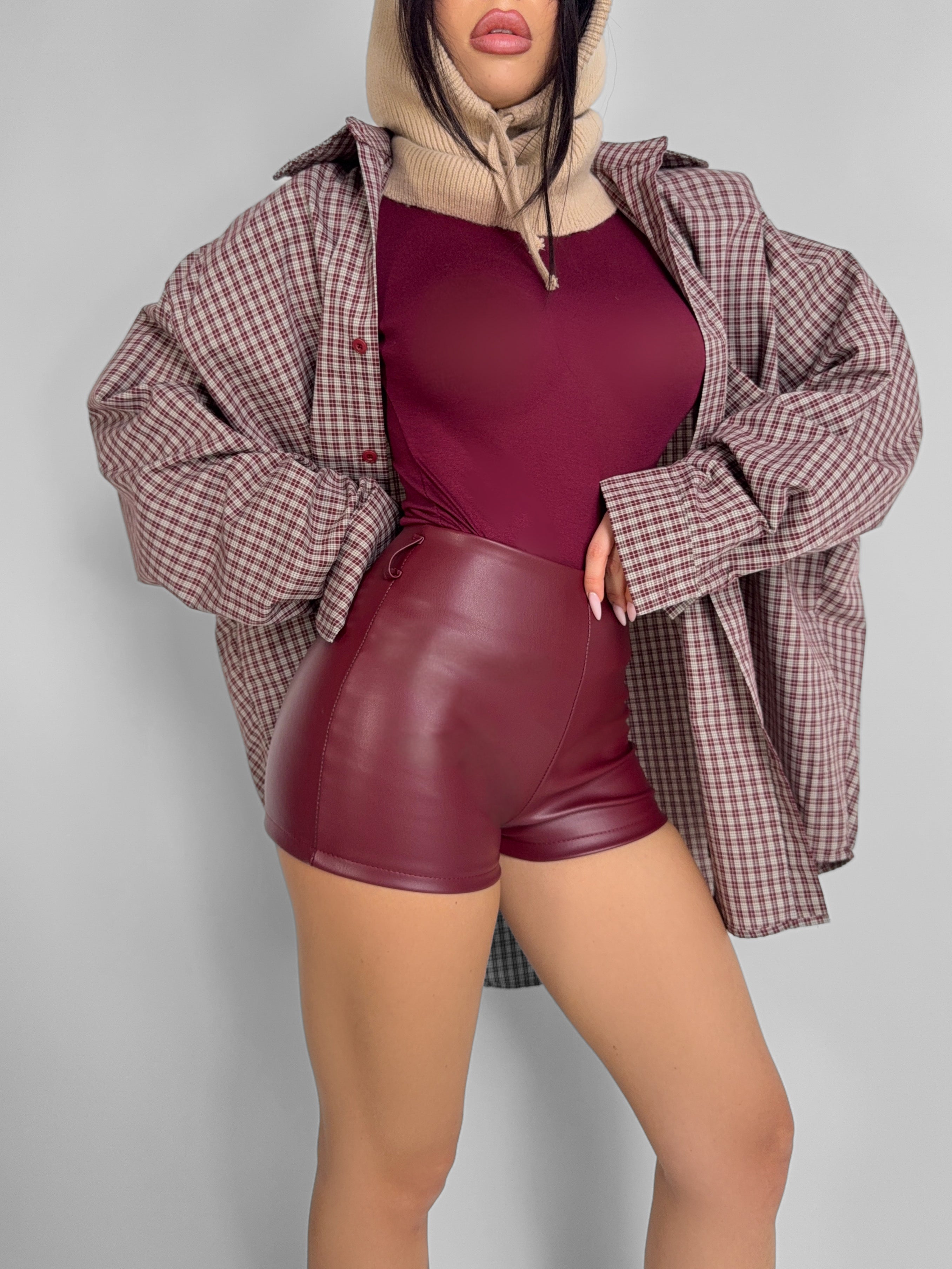 Shorts City Vibes - Cherry Red