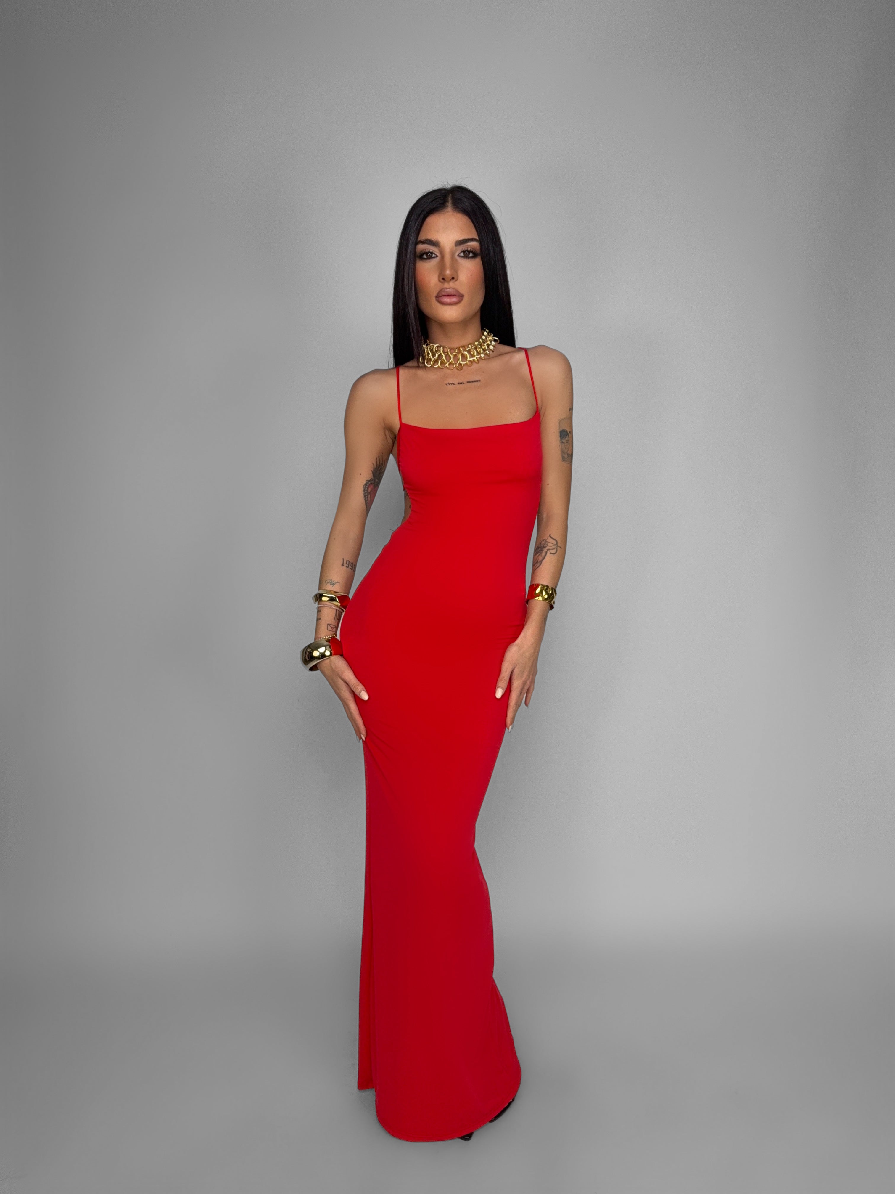 Abito Refined Gold-Red