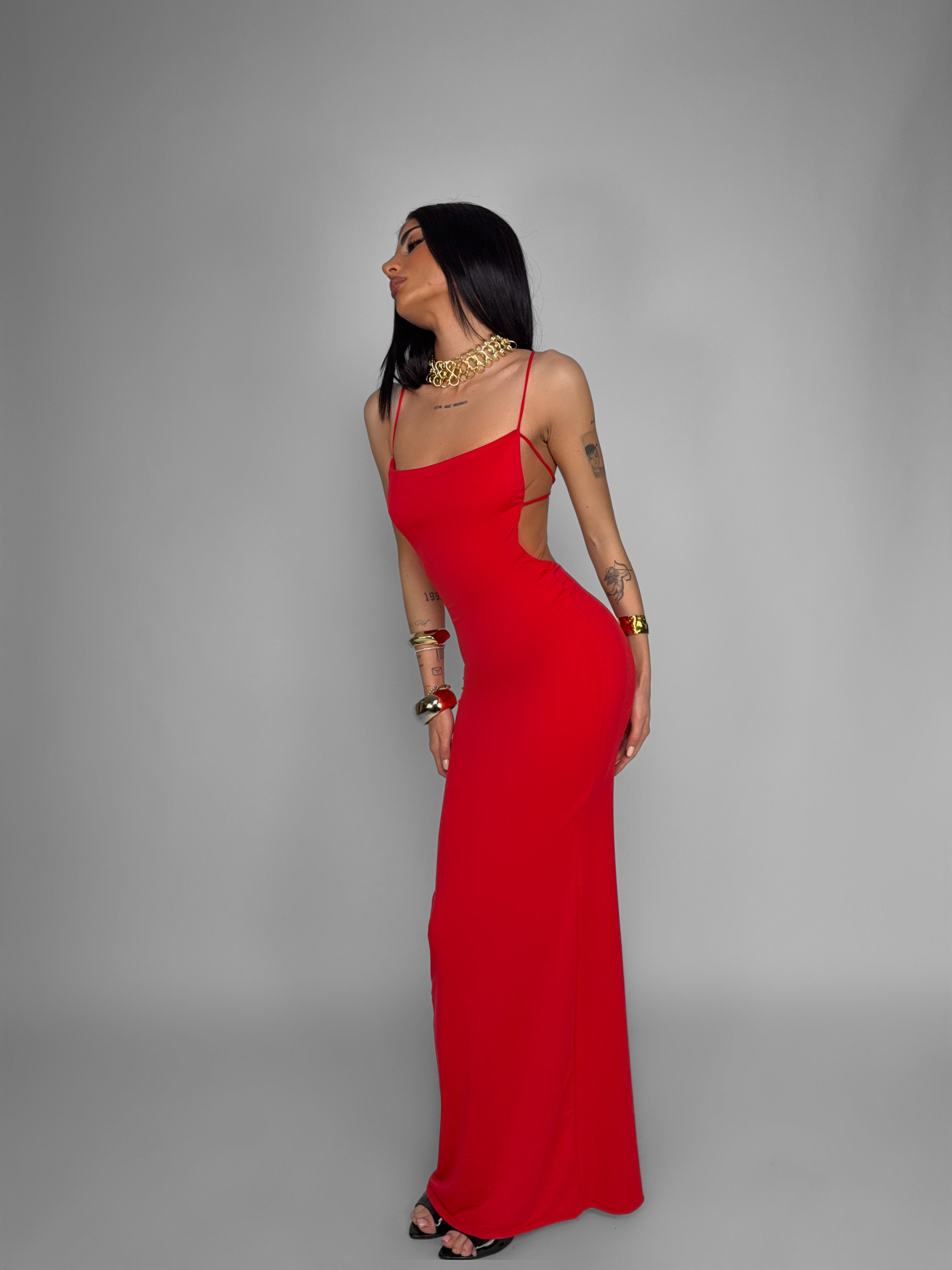 Abito Refined Gold-Red