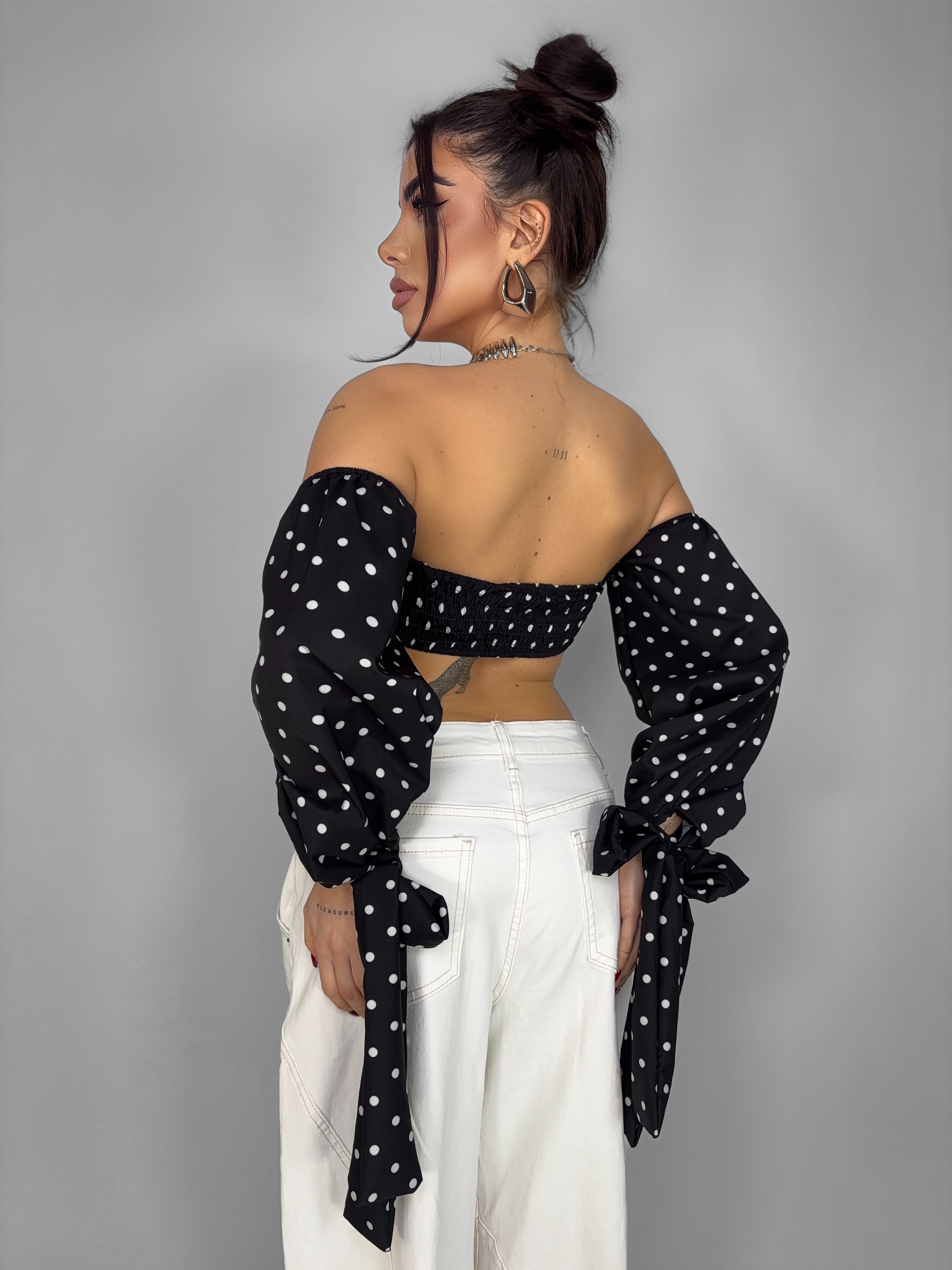 Top Dot Airy-Black