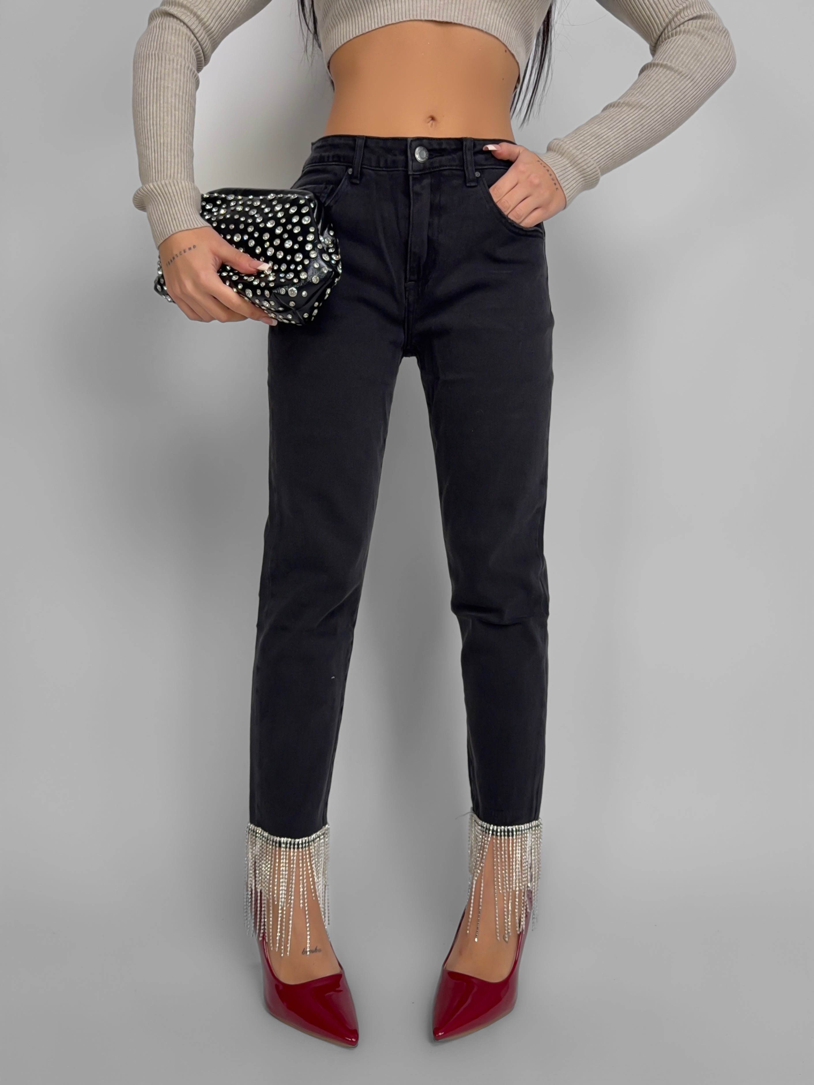 Jeans Brillant Strass