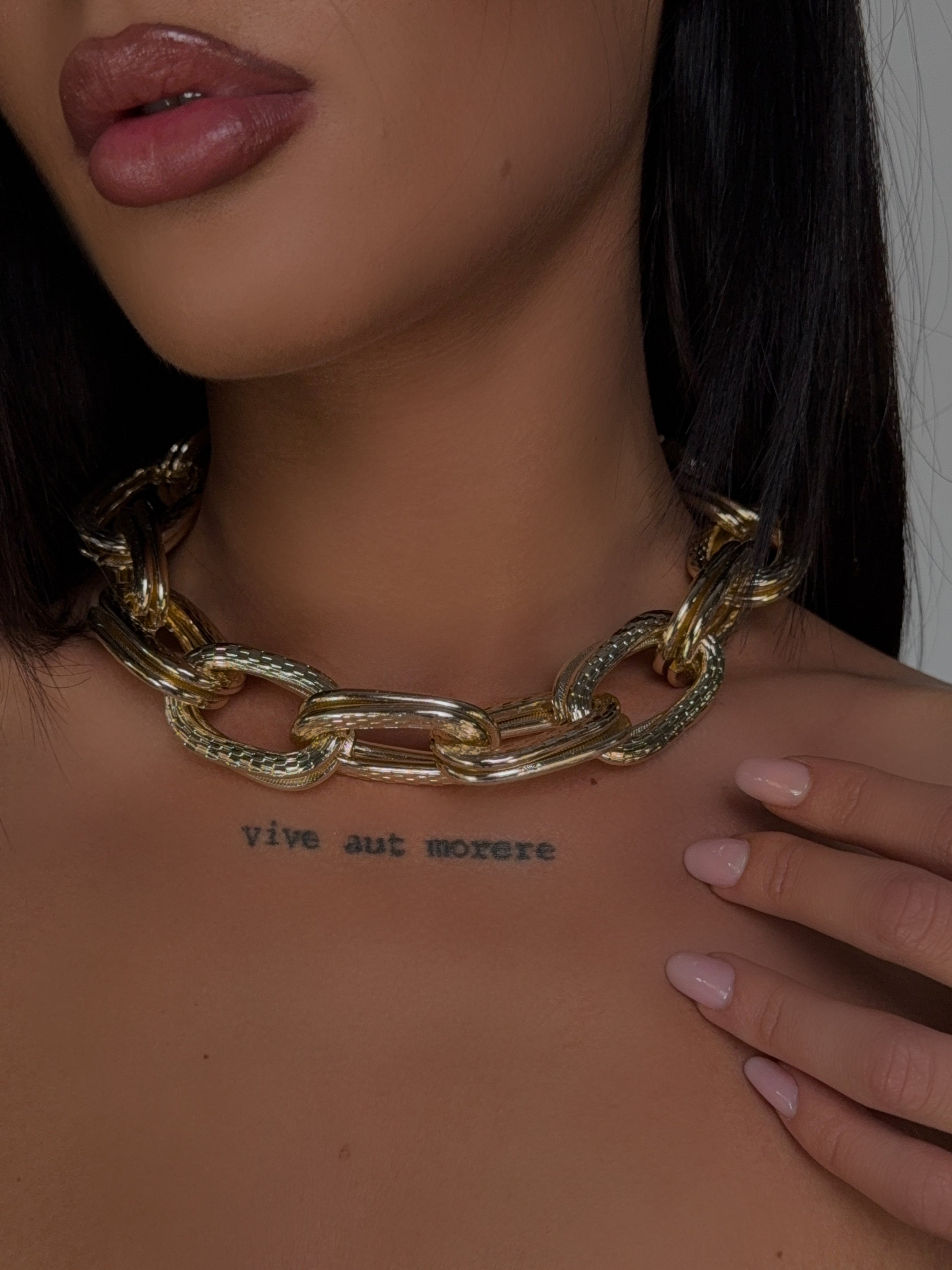 Collana Chunky Chain-Gold