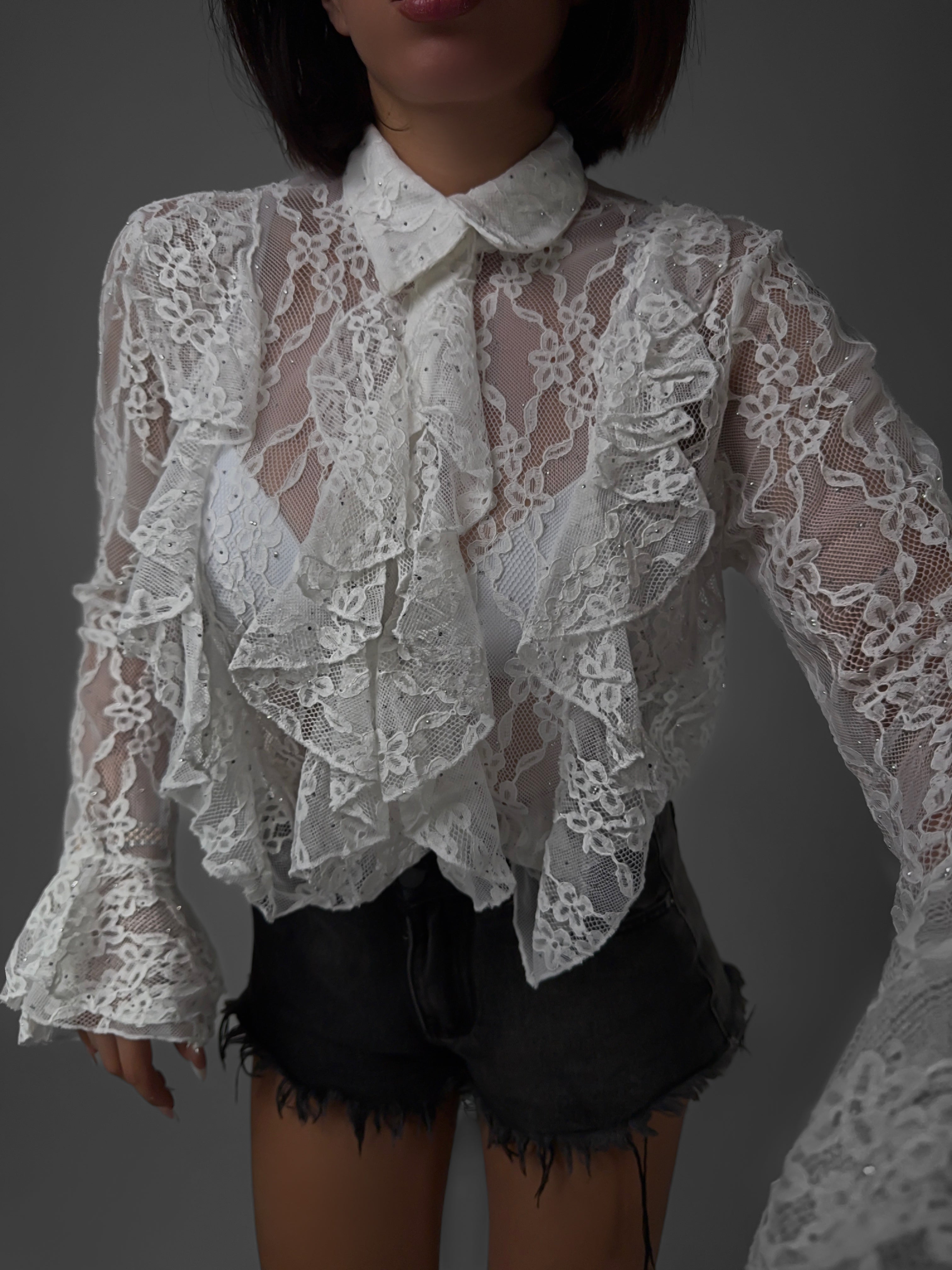 Camicia Sparkling Lace