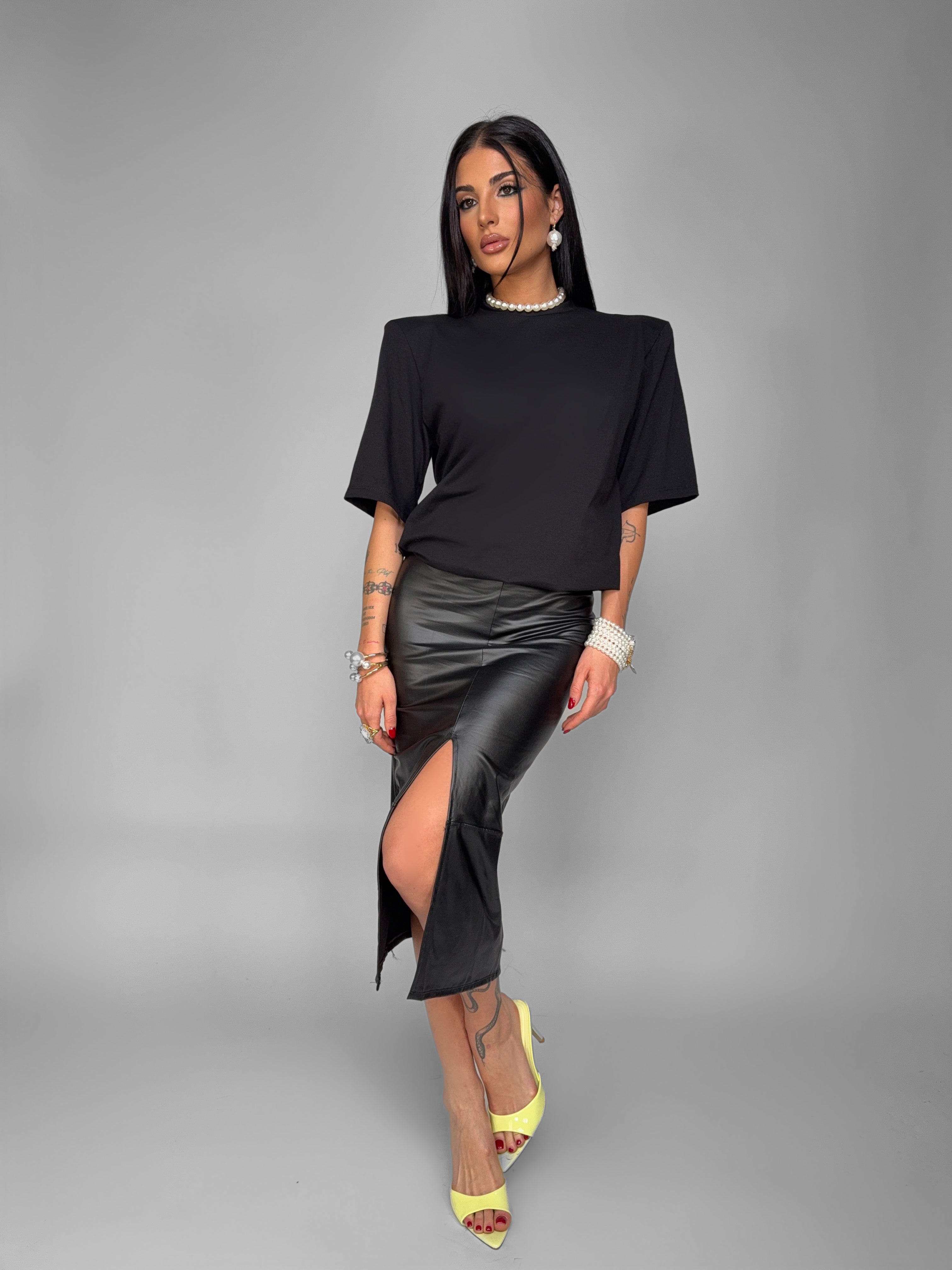 Total Look Leather Black
