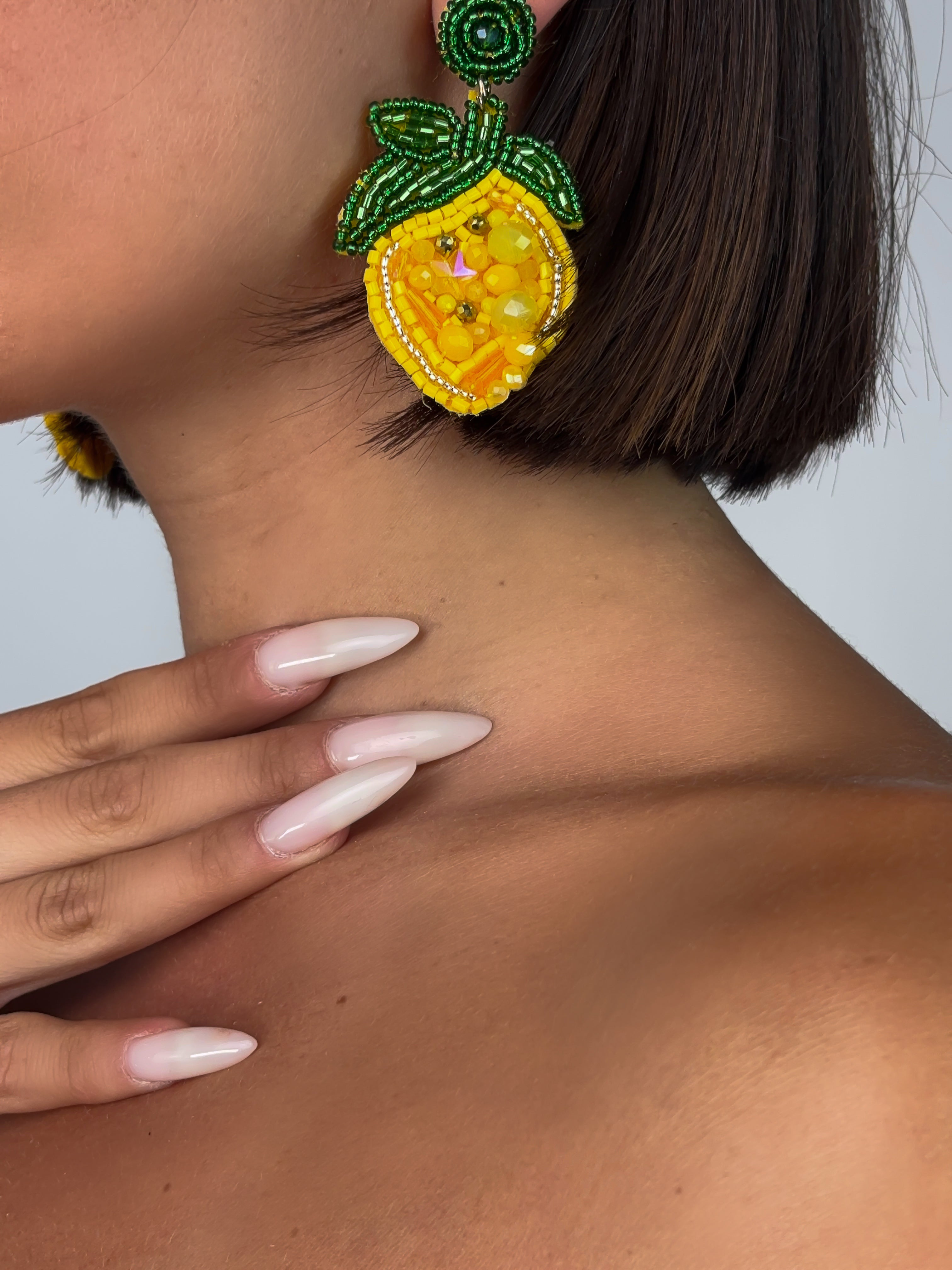 Orecchini Pearl - Lemon