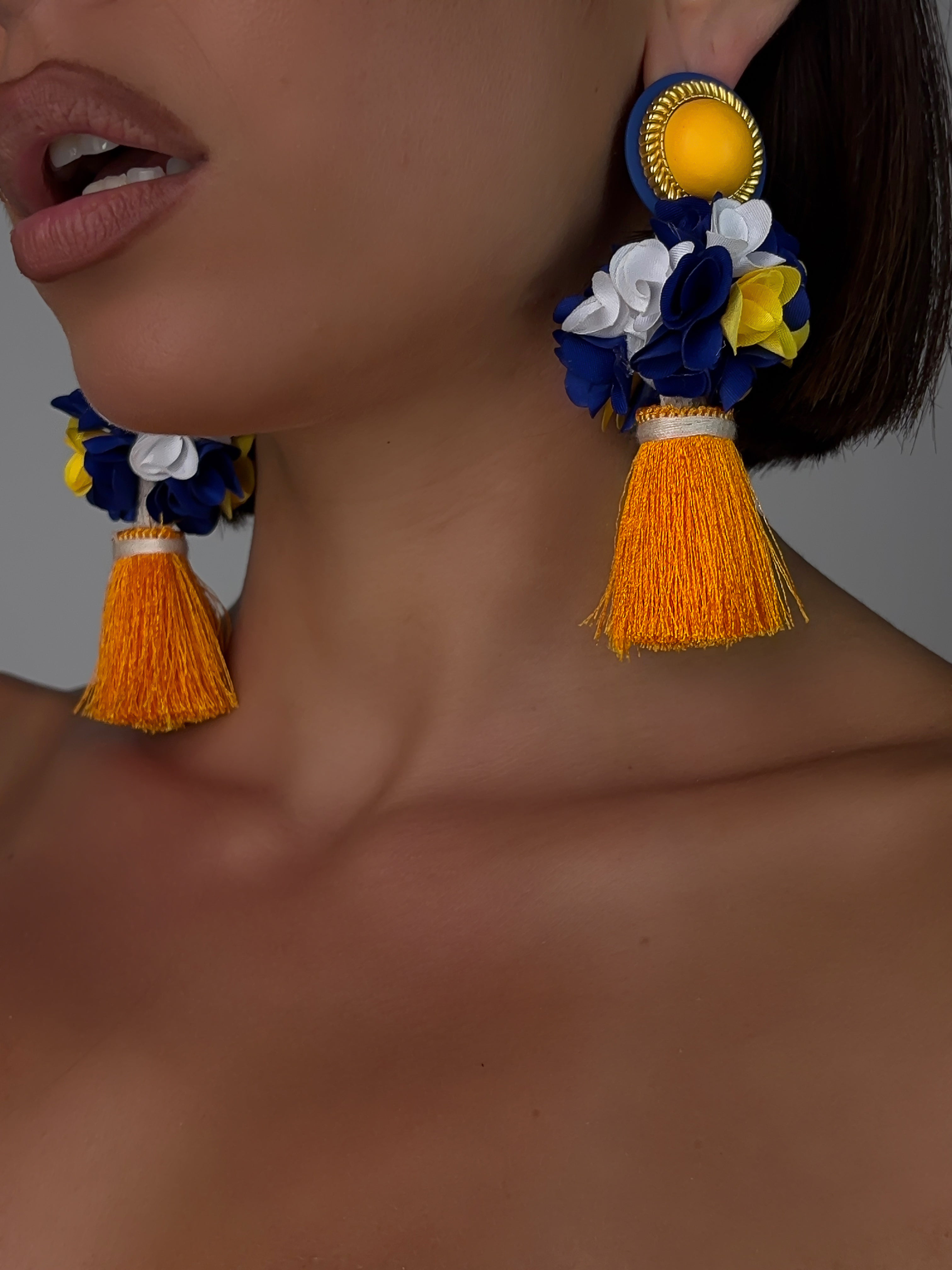 Orecchini Color Rope - Giallo