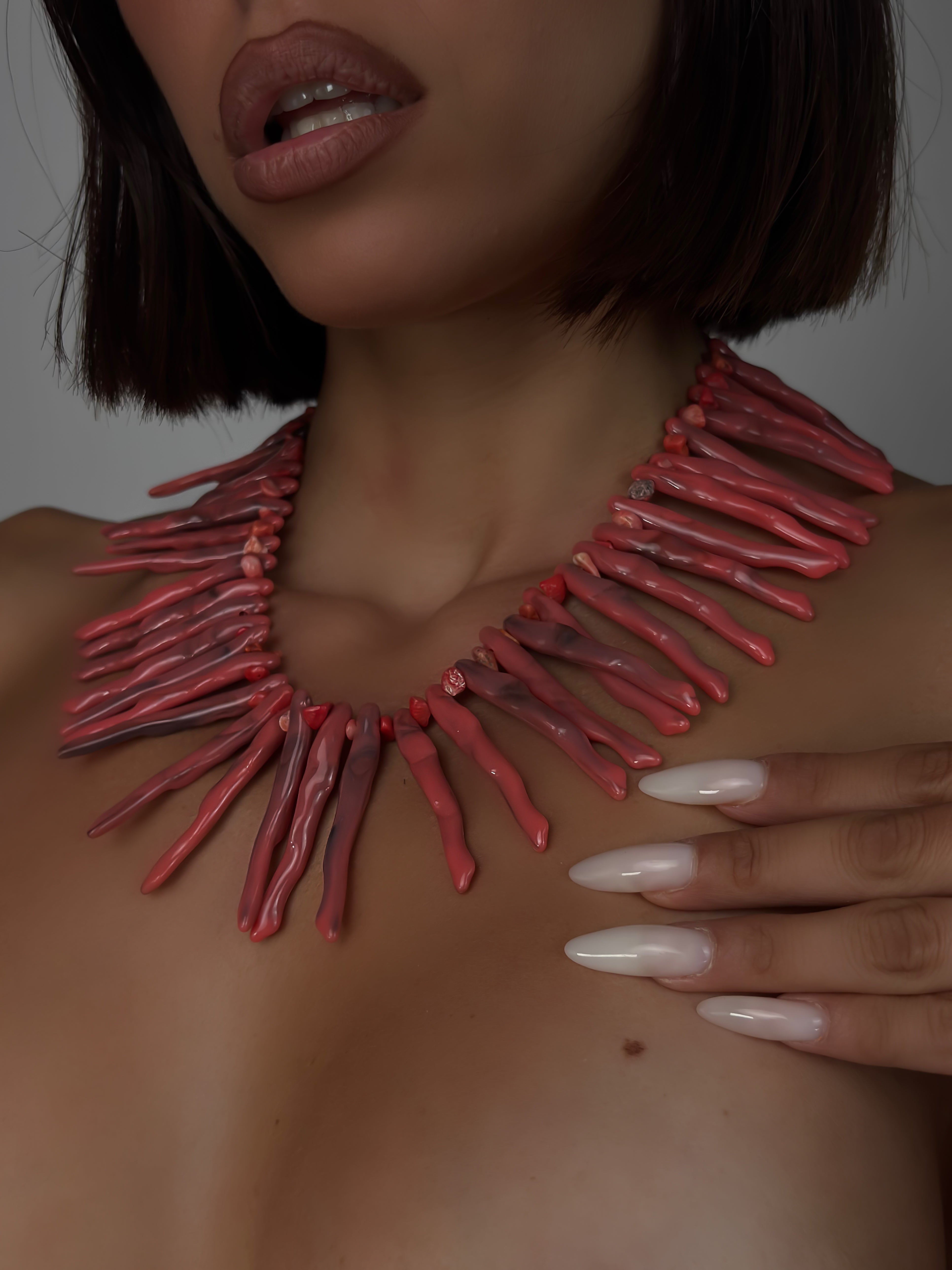 Collana Red Coral