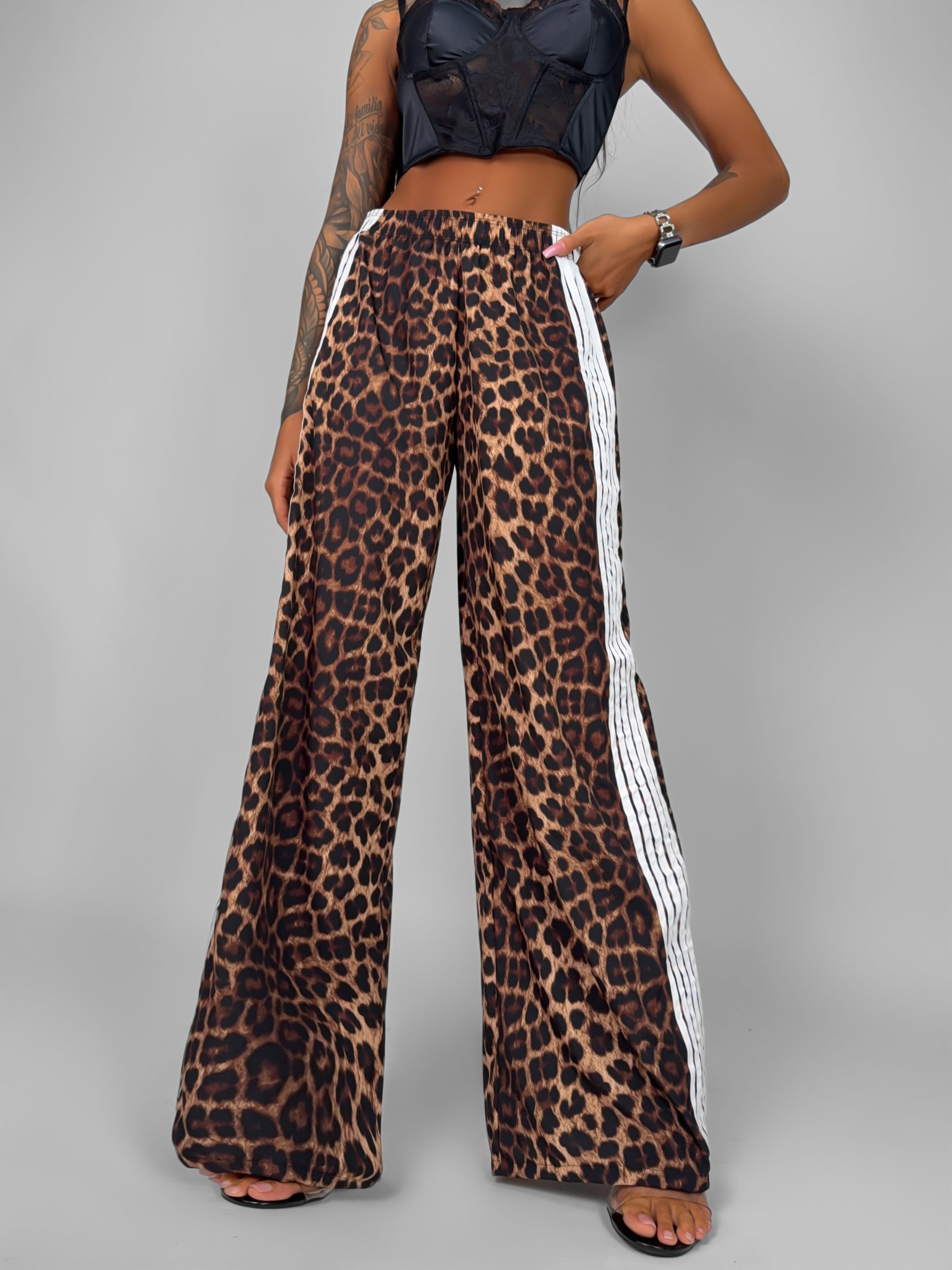 Pantalone Five Line - Leopard