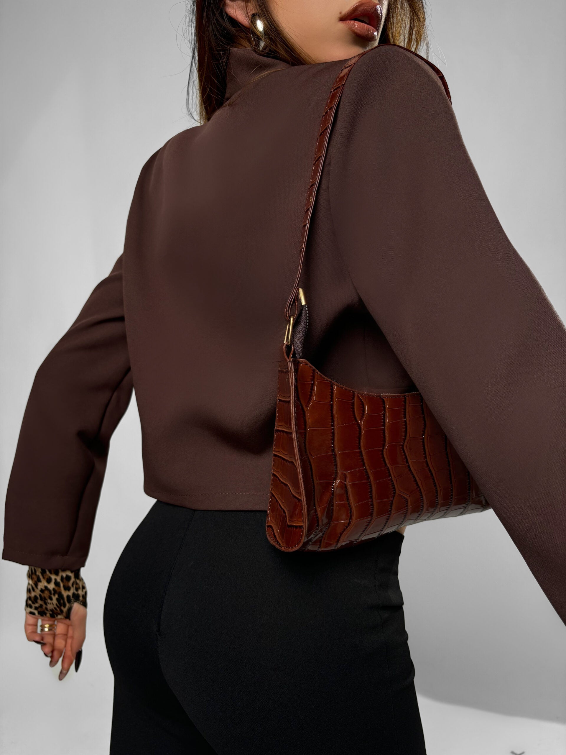 Giacca Crop Refinement